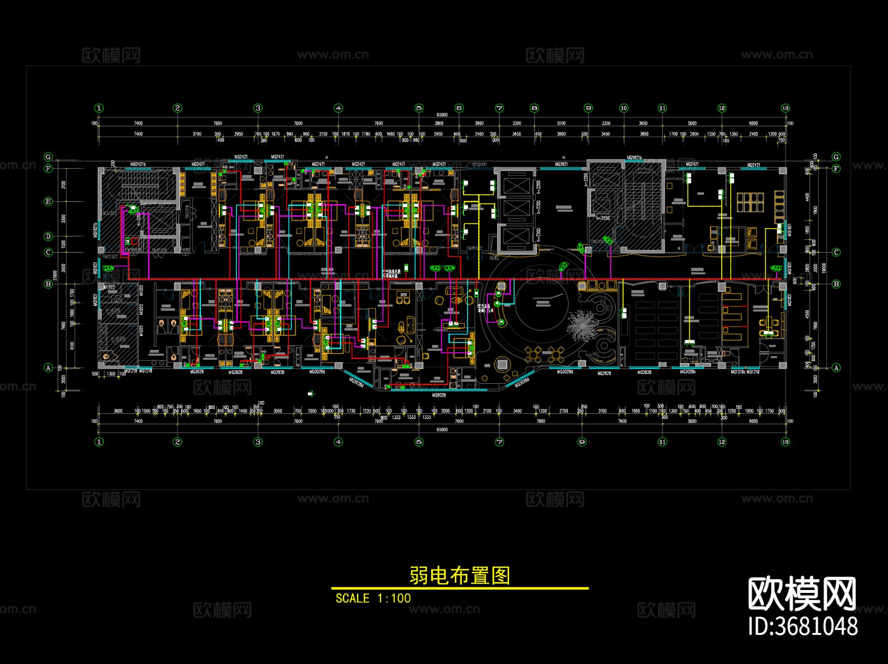 妇幼保健院-机电系统图cad施工图