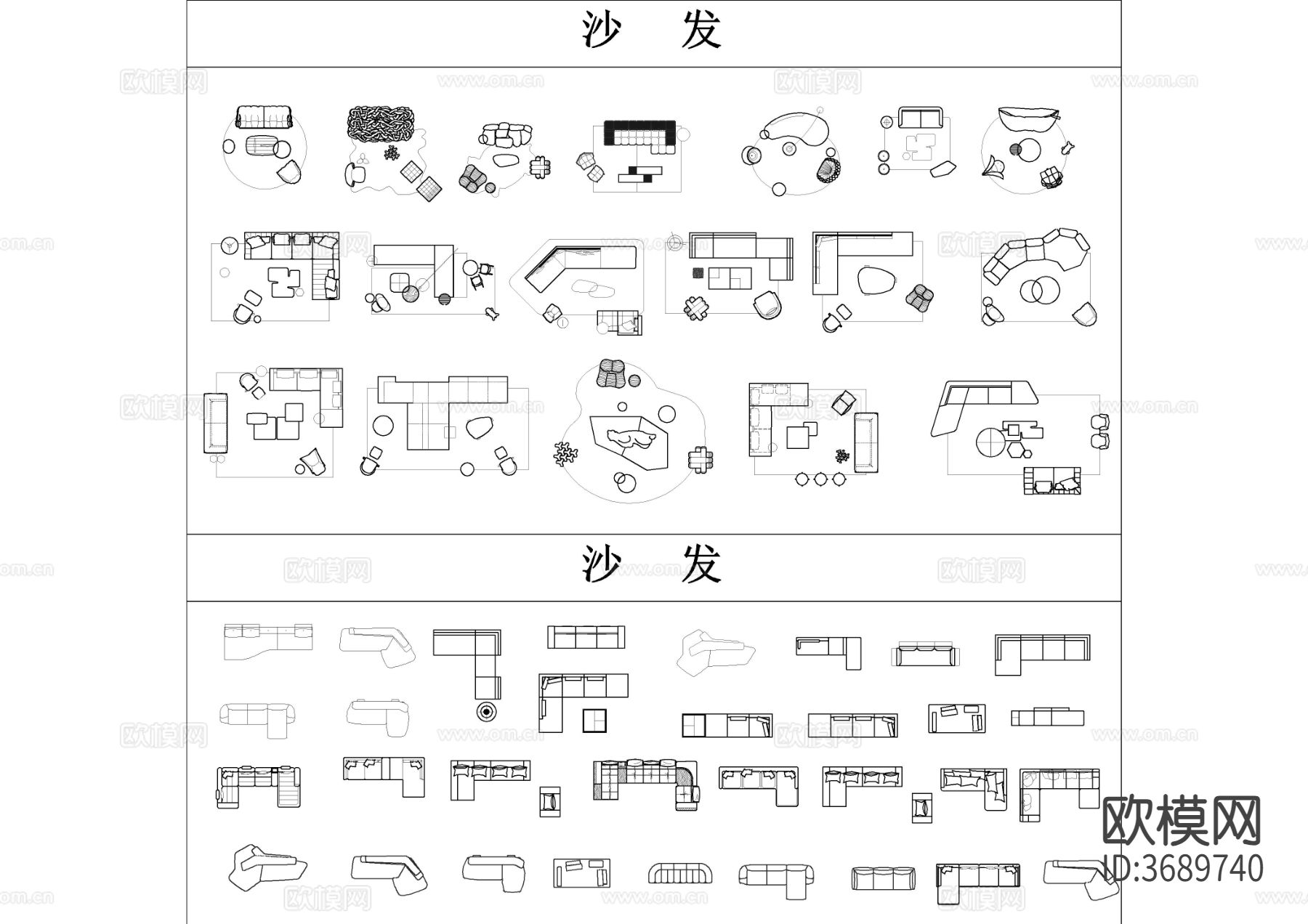 2024最新超全家装工装cad动态图库