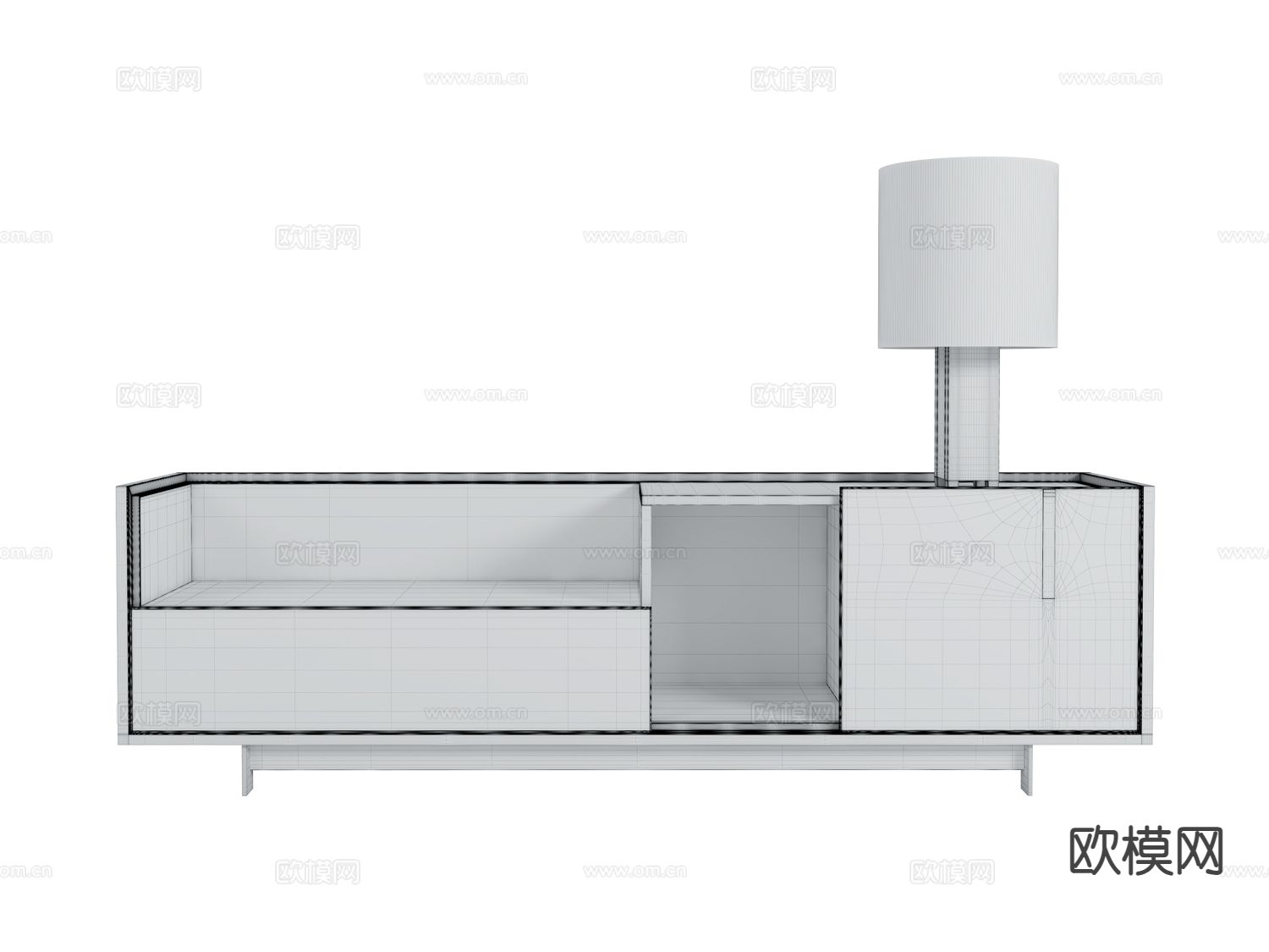 visionnaire轻奢电视柜3d模型