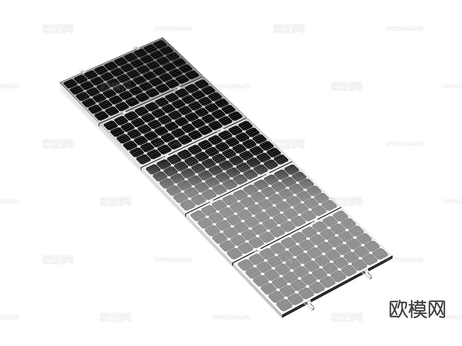 太阳能电池板3d模型