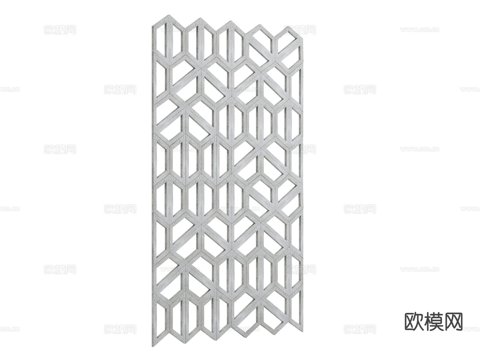 镂空隔断3d模型