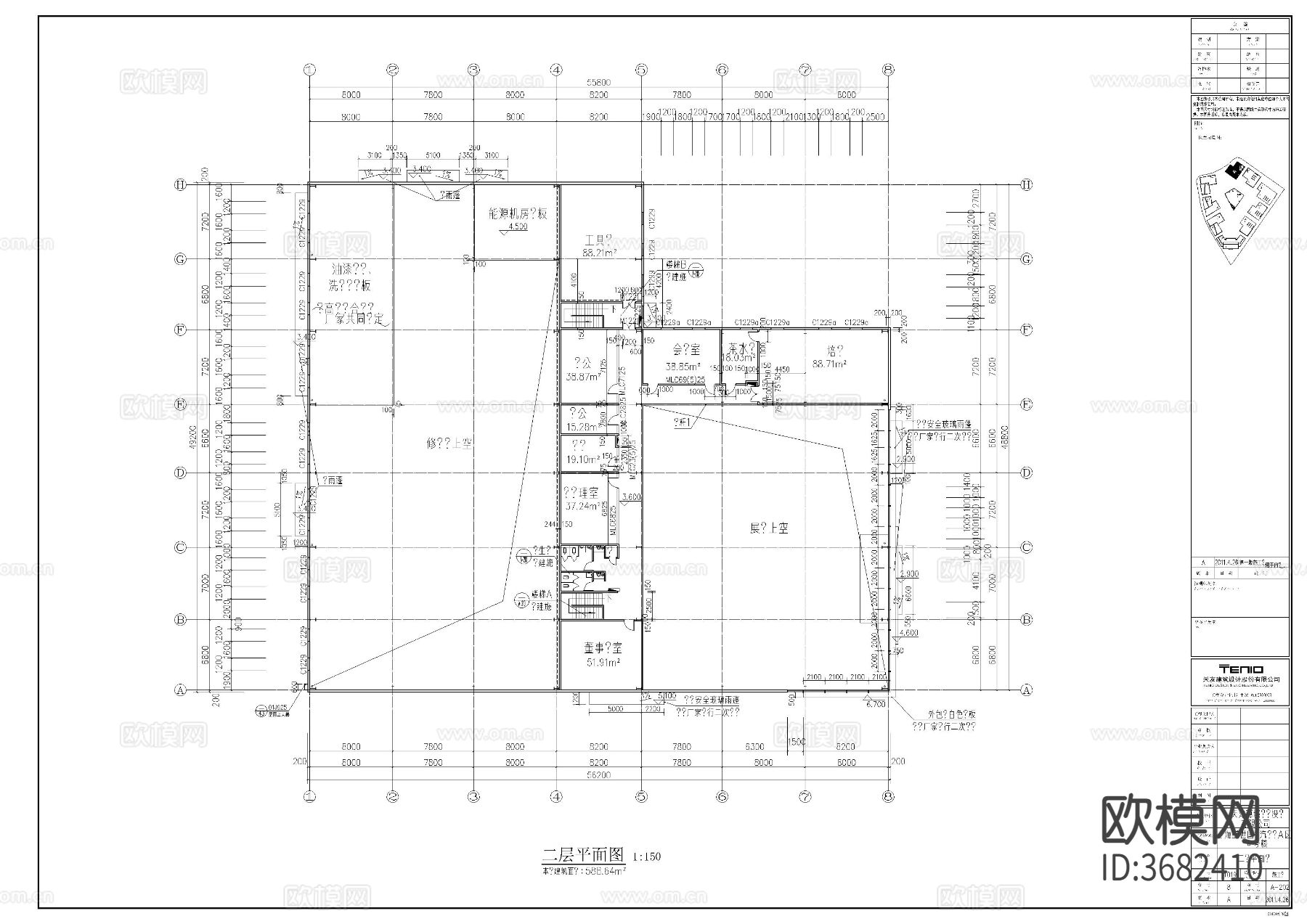 商场建筑图cad施工图