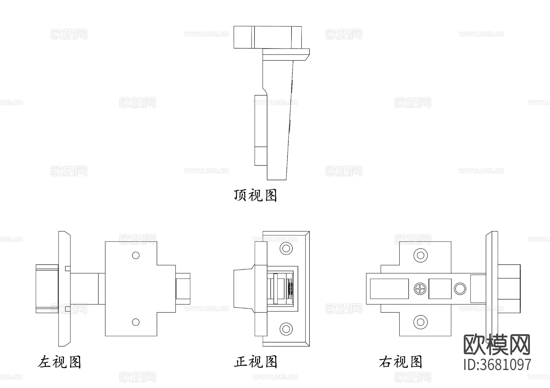 百隆全盖铰链型号 百隆全盖铰链安装 百隆全盖铰链价格 百隆全cad大样图下载