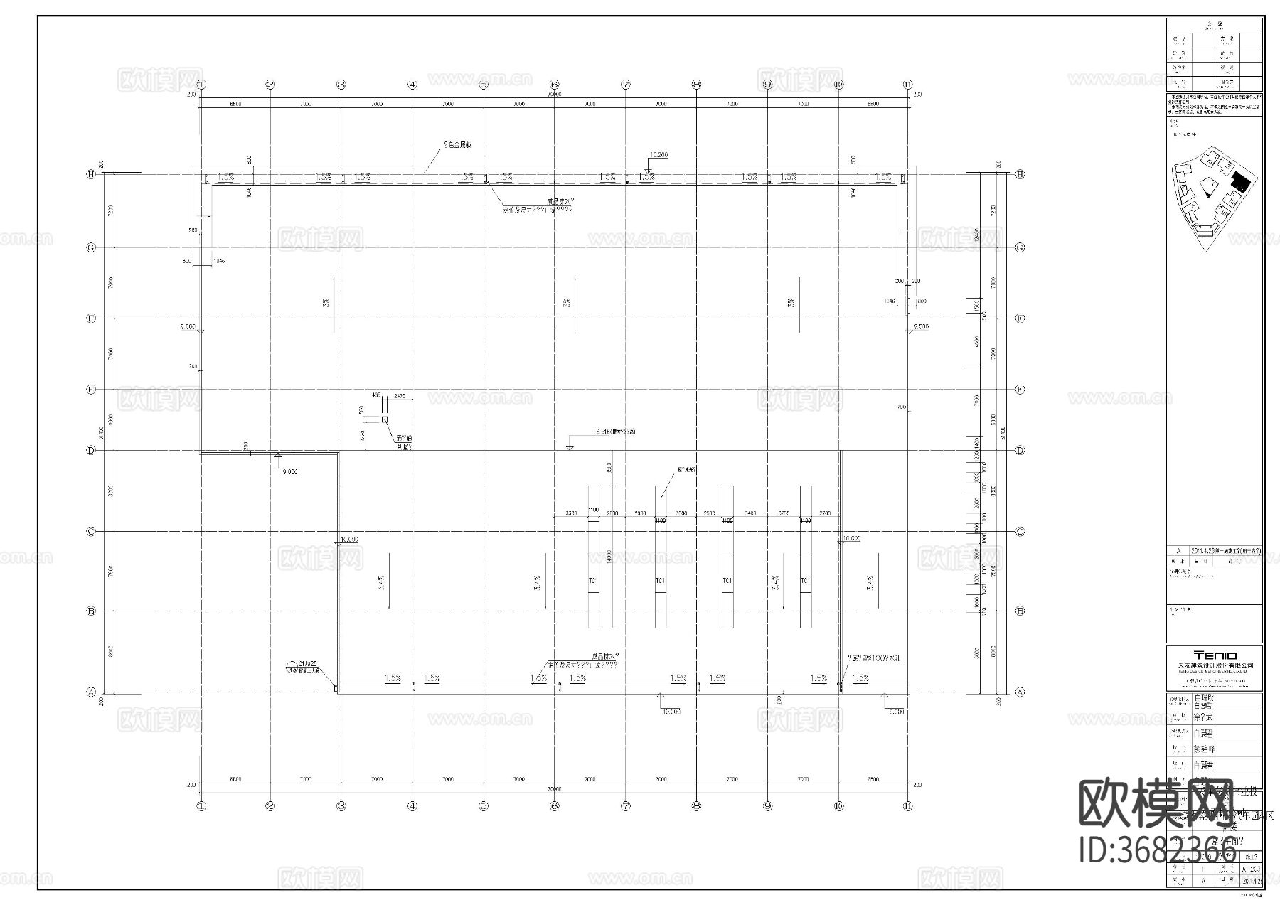 公共商业建筑cad施工图