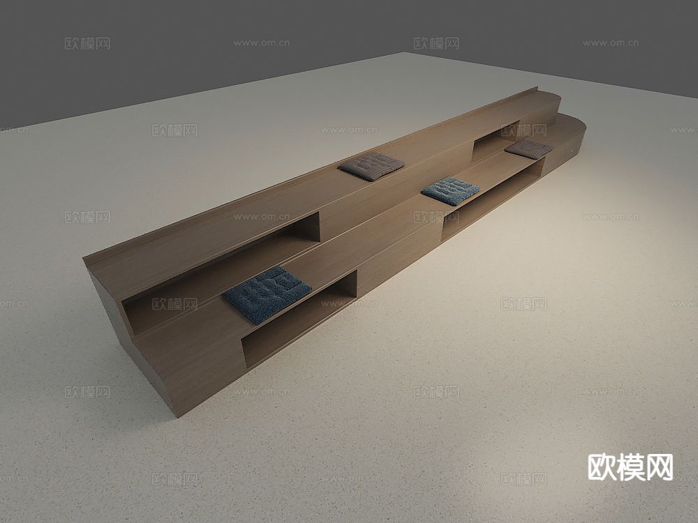 多层阅读地台免费3d模型