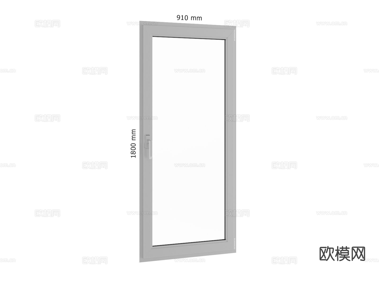 窗户 门窗 门框3d模型