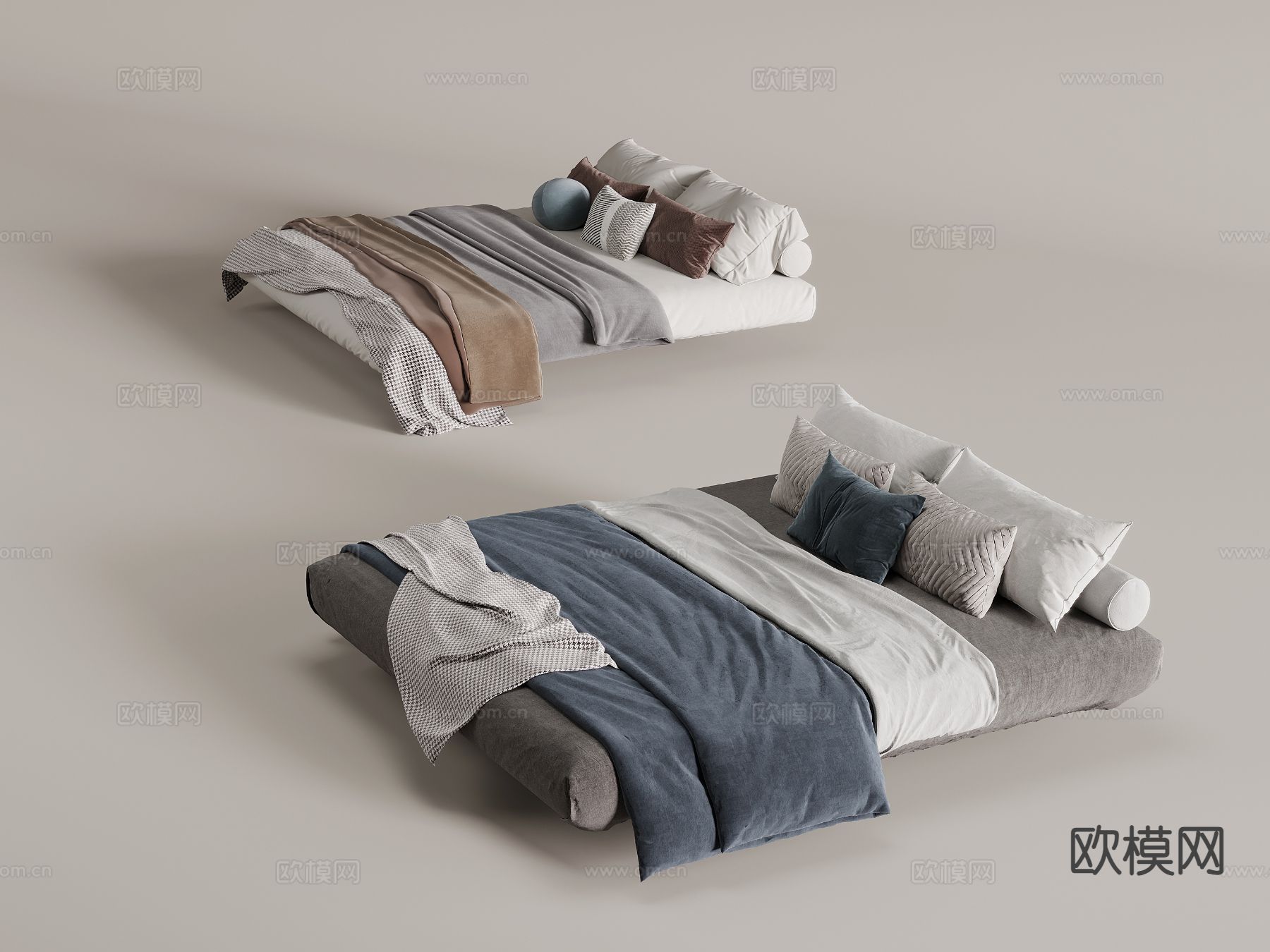 床品 床垫 被子 枕头 抱枕3d模型下载