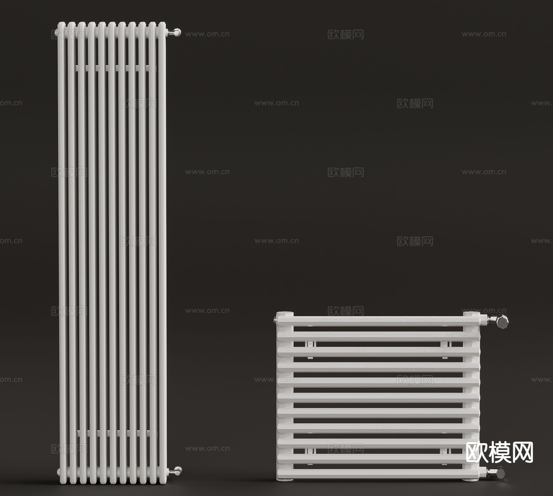 取暖器 暖气片 散热片su模型