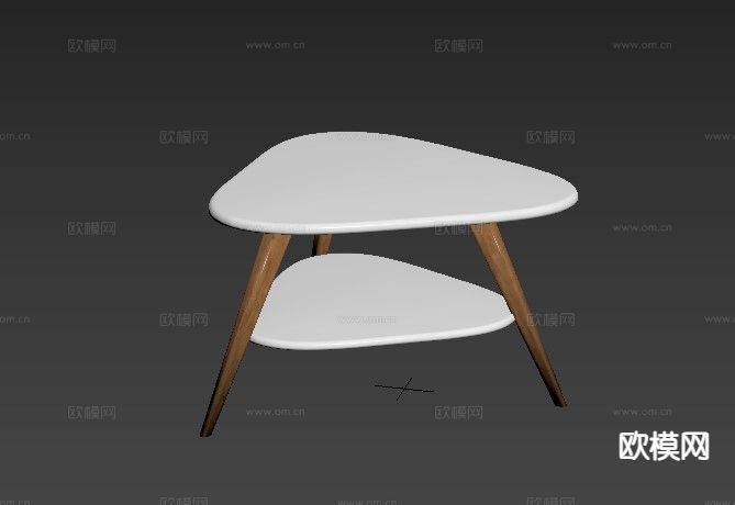 实木角几免费3d模型下载