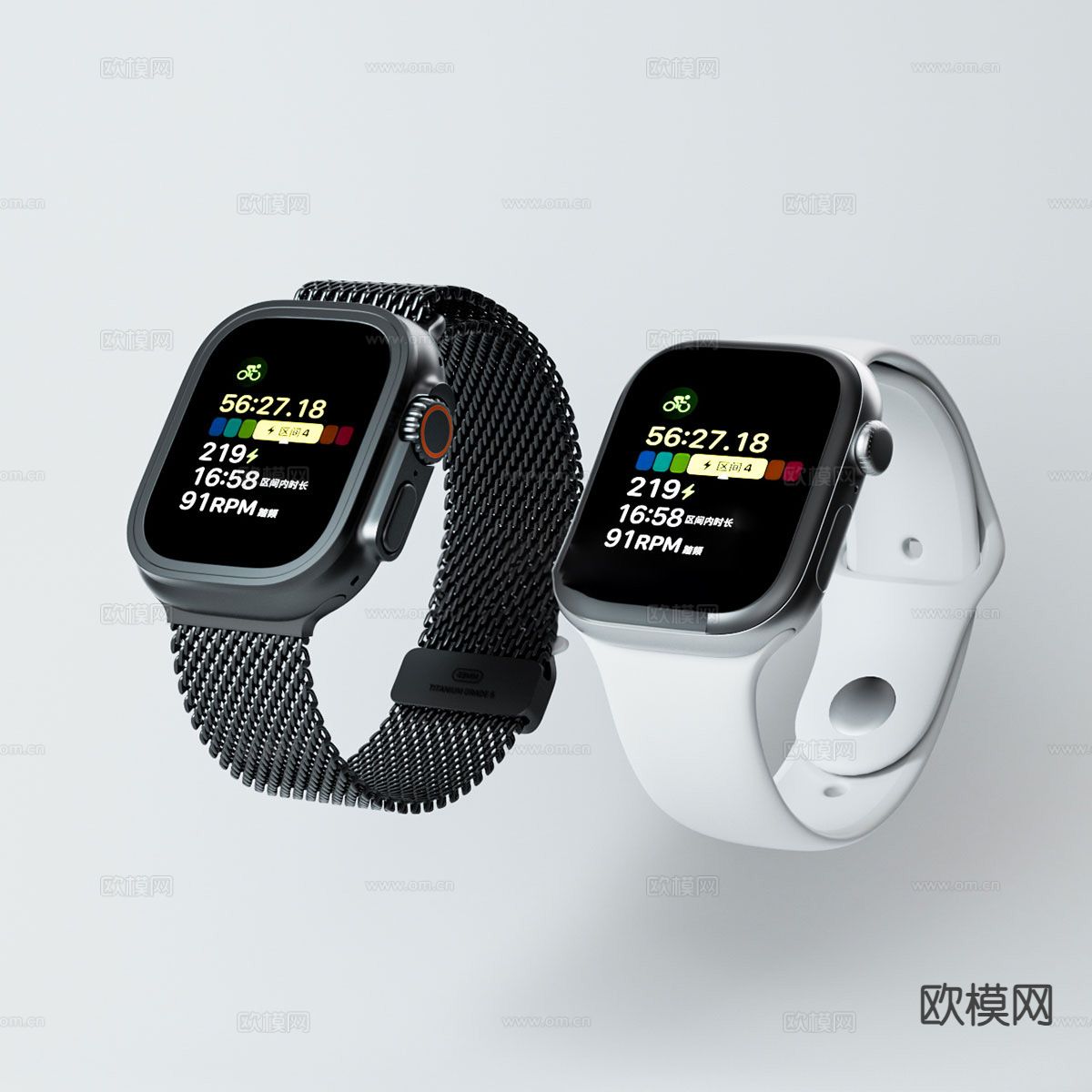 iwatchSE iwatchultra2 智能手表su模型