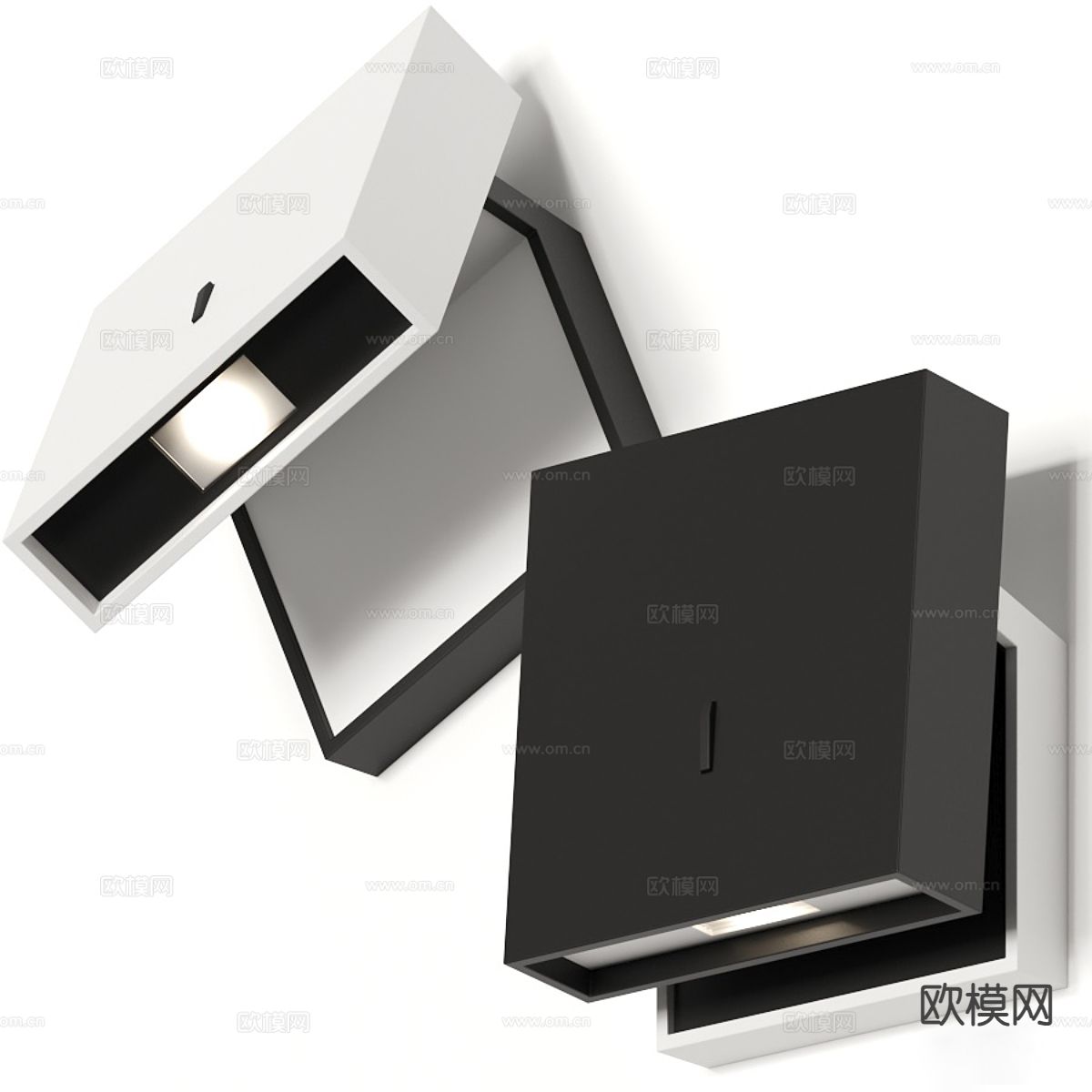 现代壁灯 阅读灯3d模型