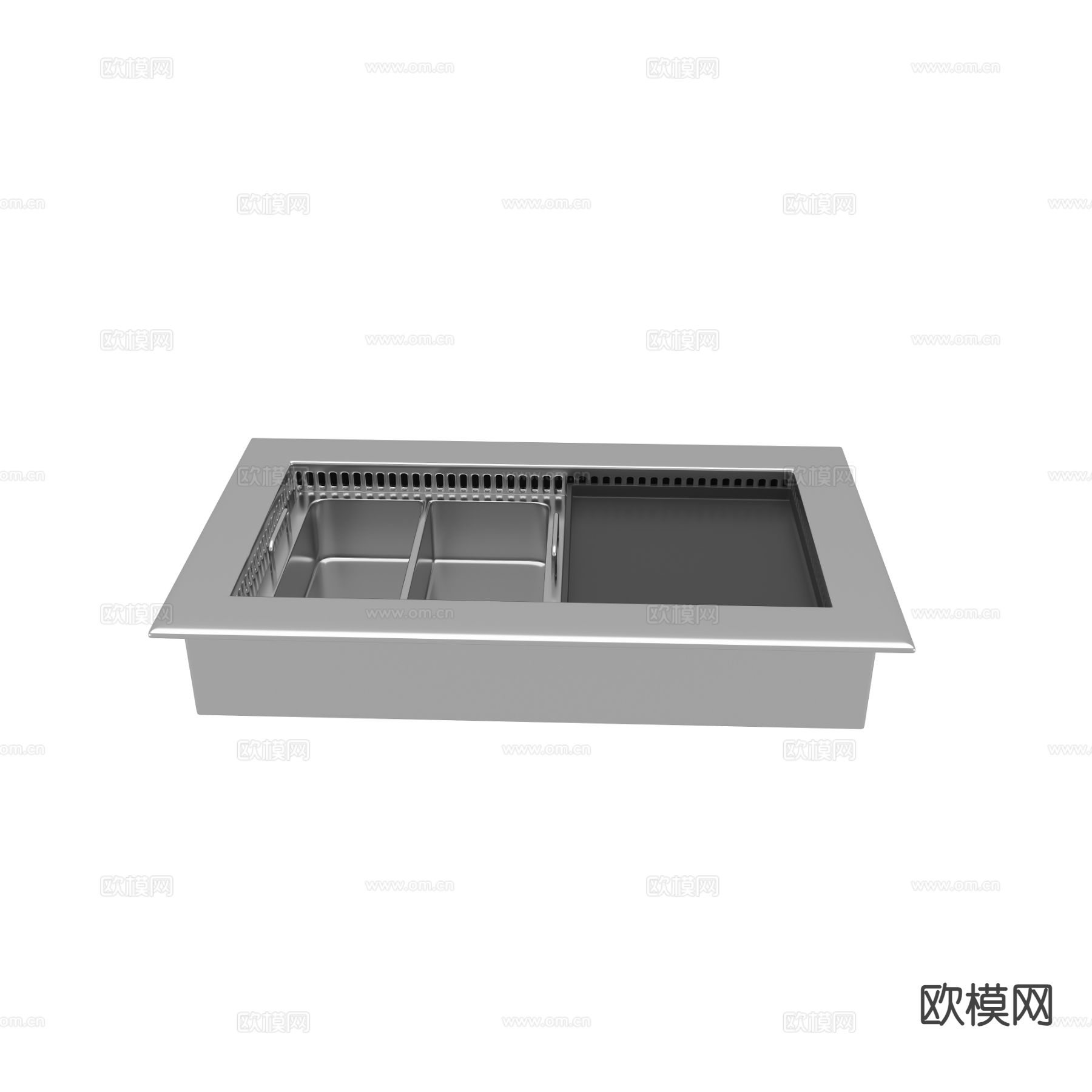 烧烤火锅一体炉 炉灶3d模型