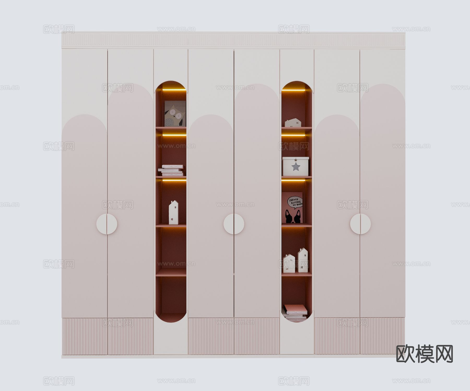 现代衣柜 儿童衣柜3d模型