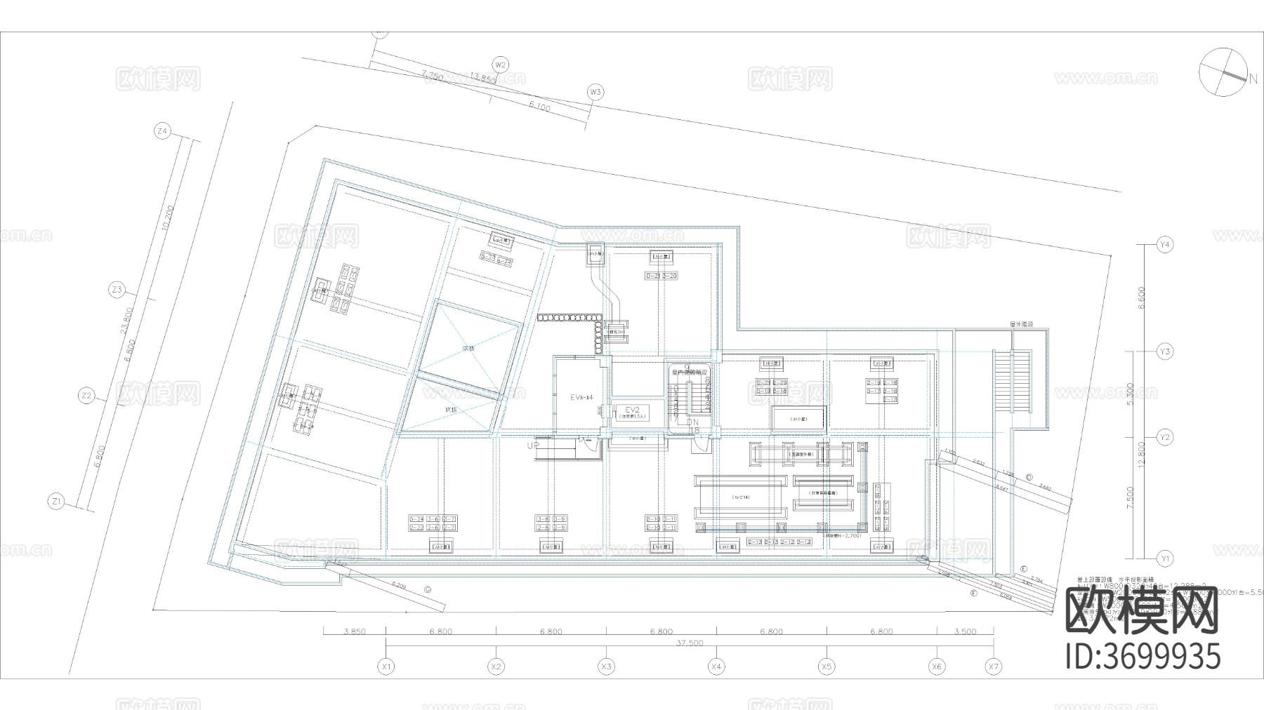 学校食堂 大食堂 大堂cad施工图下载（渲染图4）