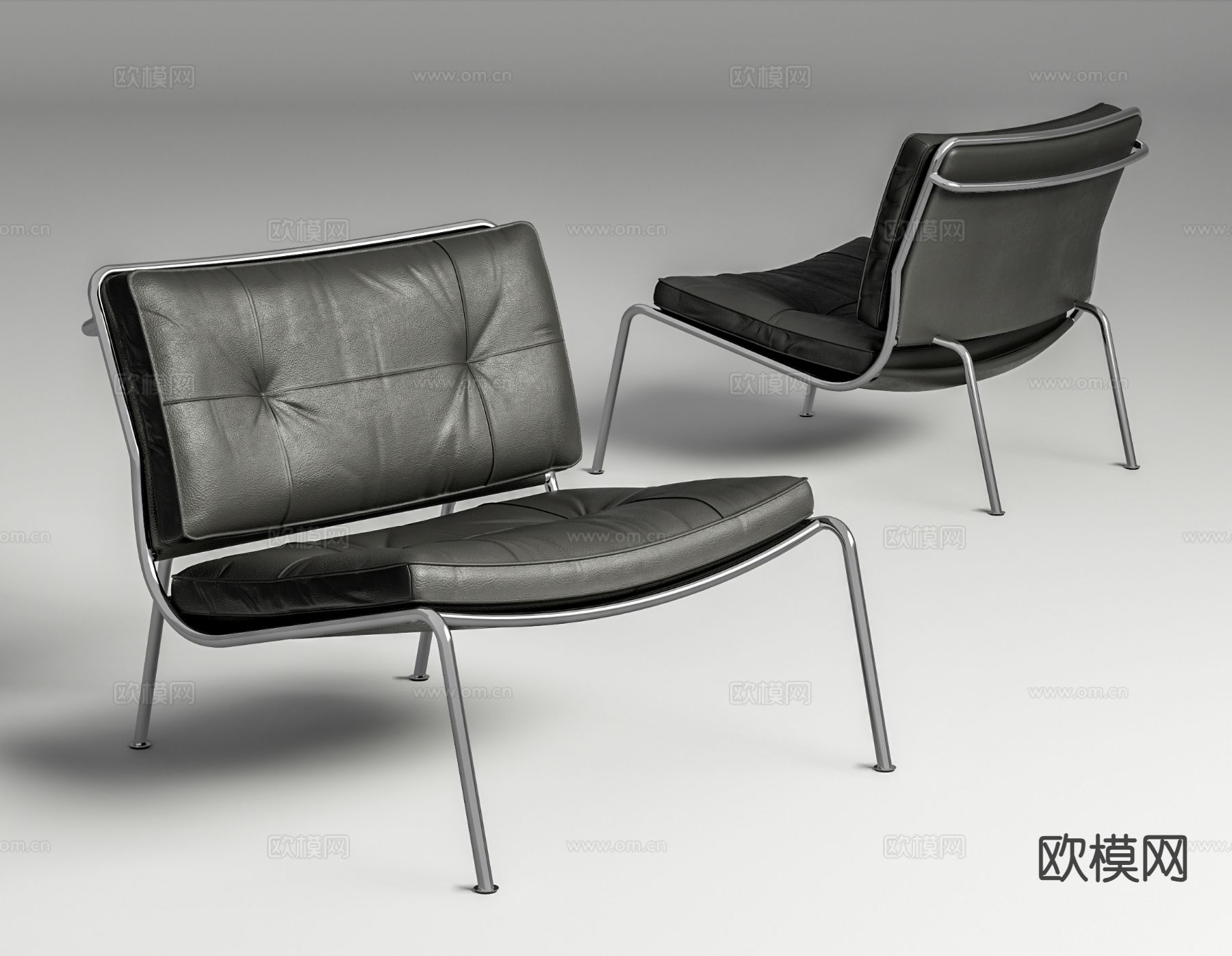 Living Divani现代休闲椅su模型