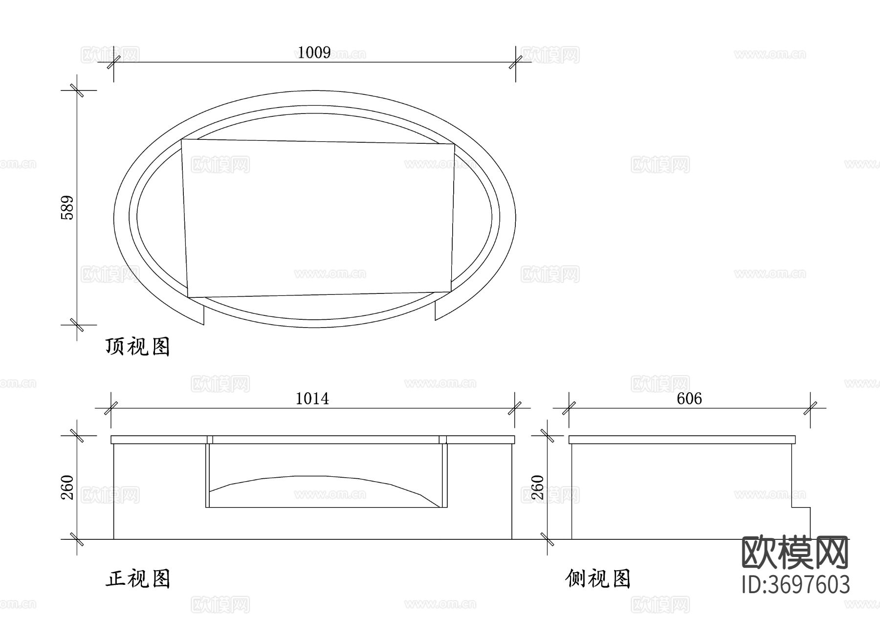 狗床设计三视图