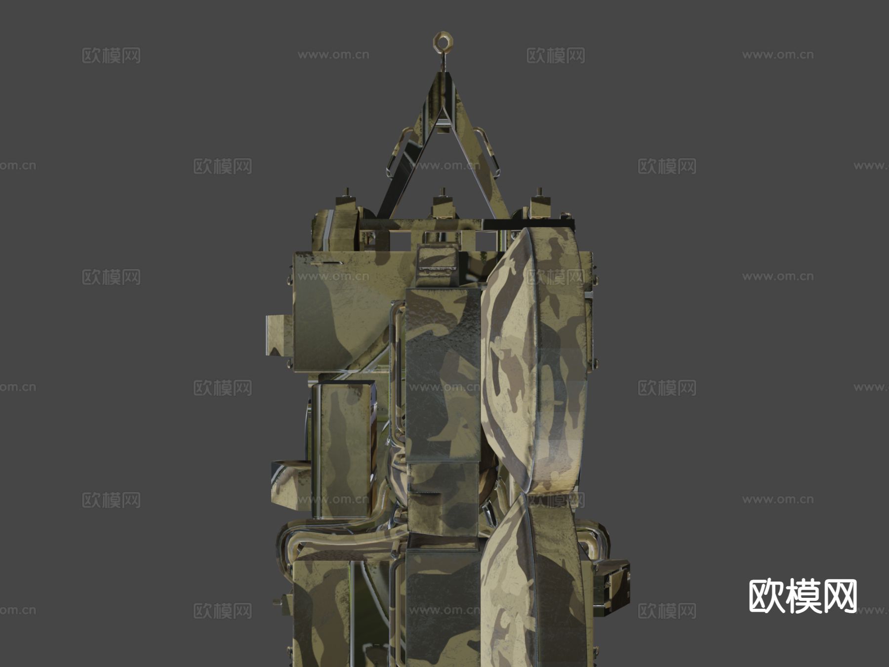 情报船su模型下载（渲染图5）