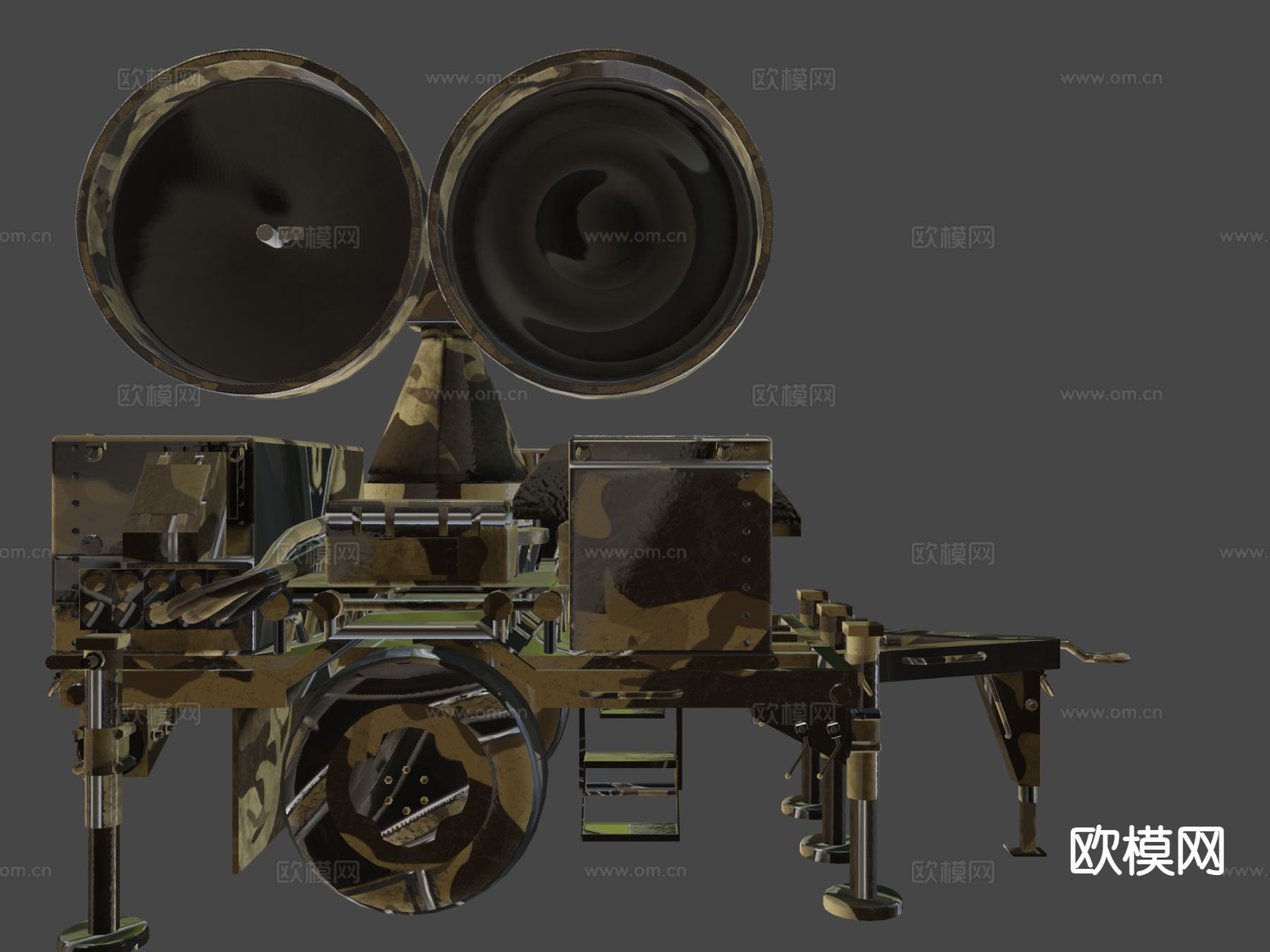 情报船su模型下载（渲染图7）