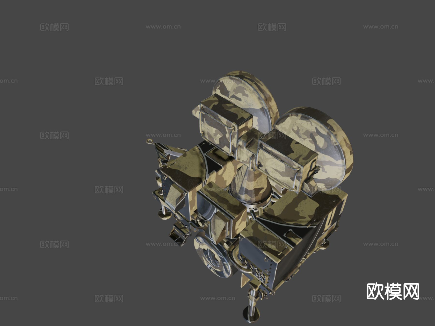 情报船su模型下载（渲染图8）