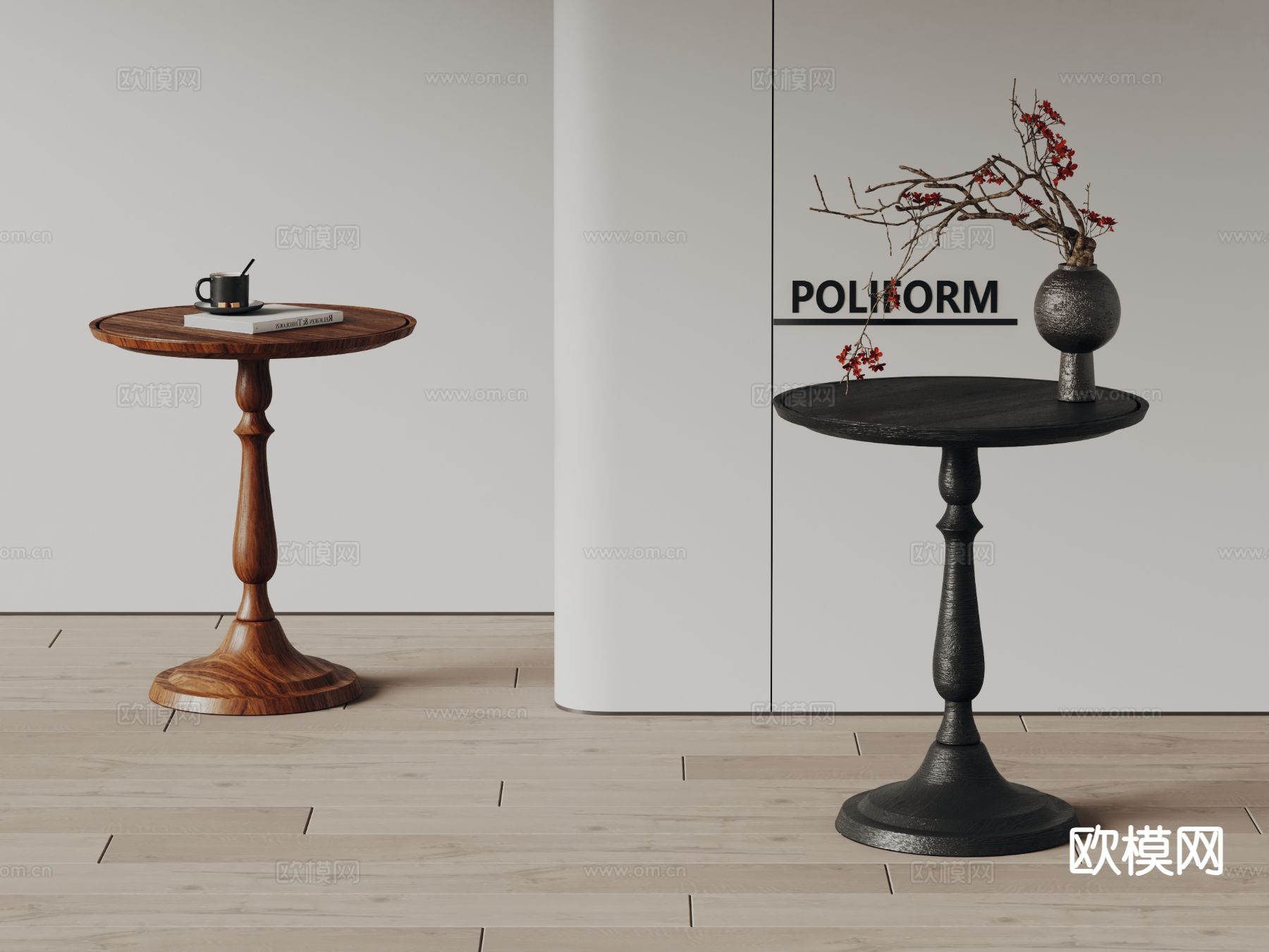 poliform 圆几 角几 桌几 边几3d模型