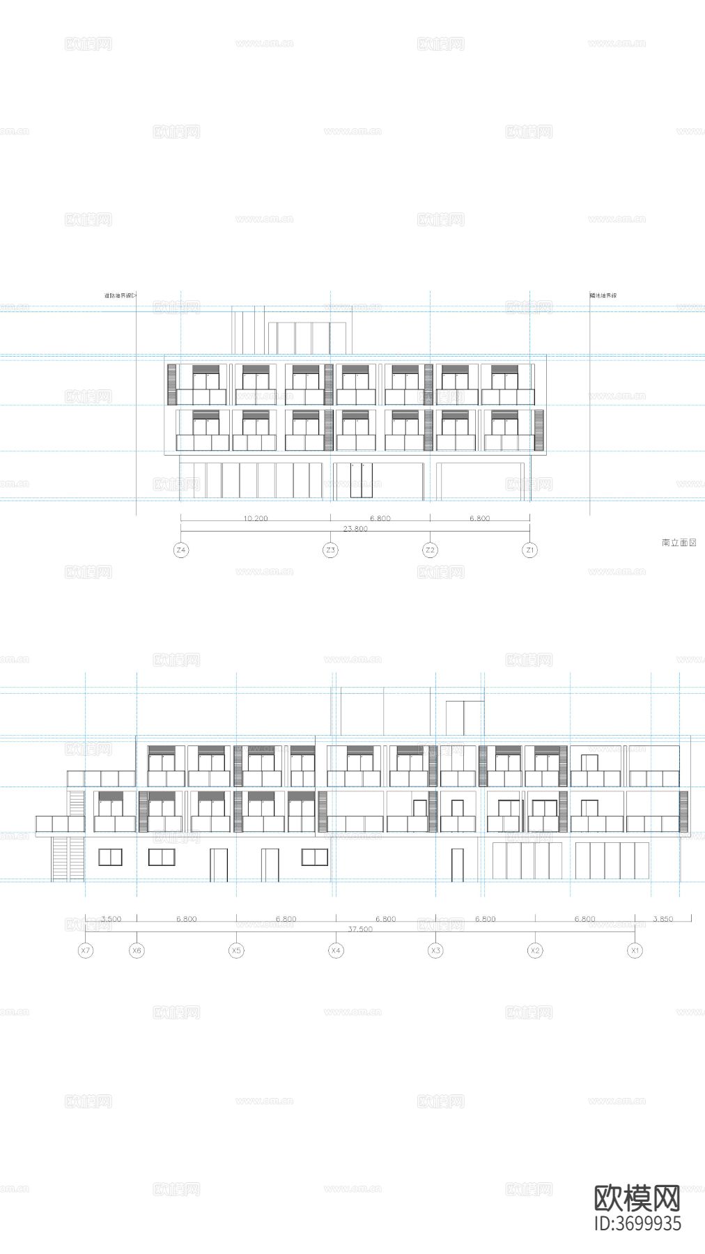 学校食堂 大食堂 大堂cad施工图下载（渲染图5）