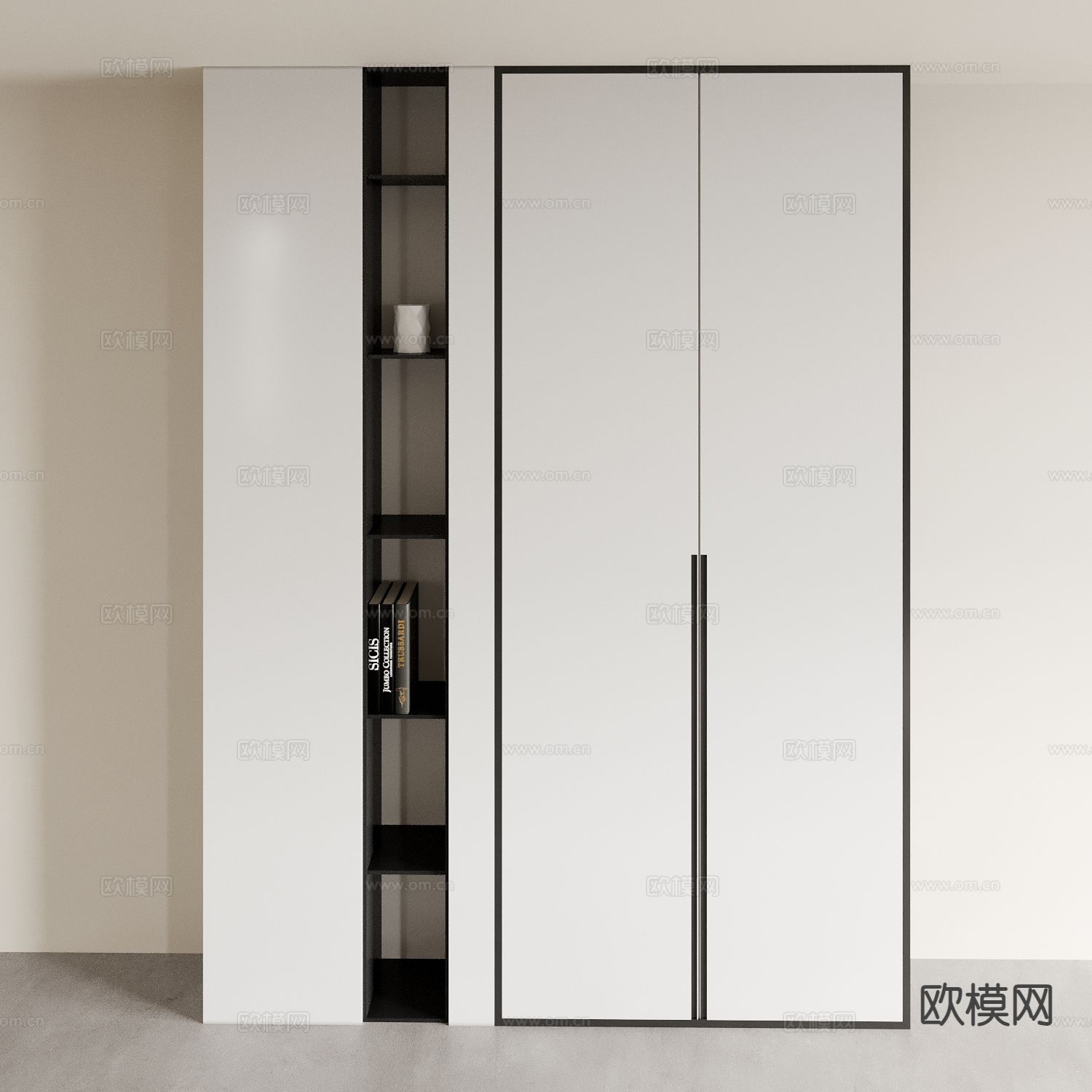 现代衣柜 衣橱3d模型下载