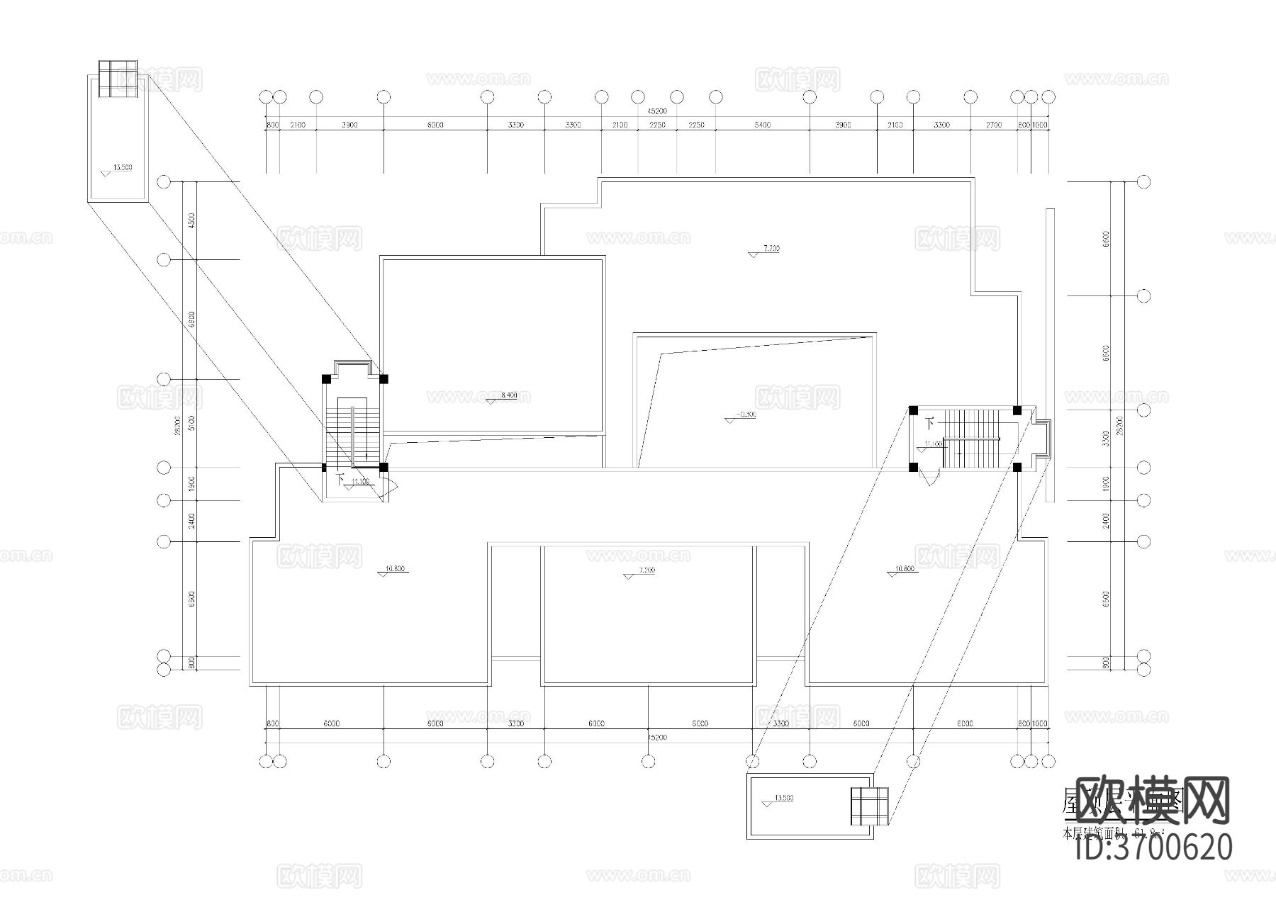 3层幼儿园cad施工图