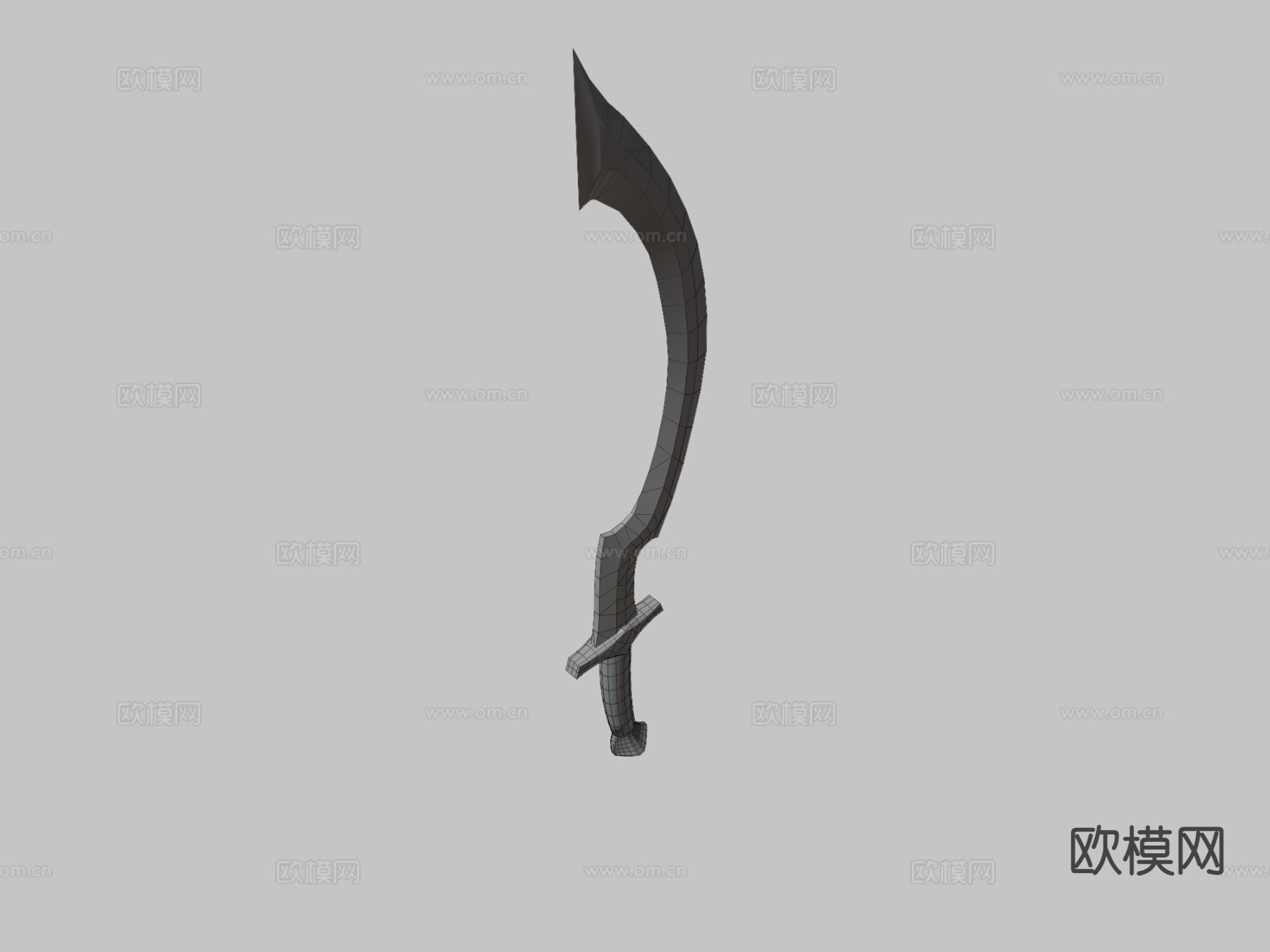 埃及Khopesh-钢版刀su模型下载（渲染图3）