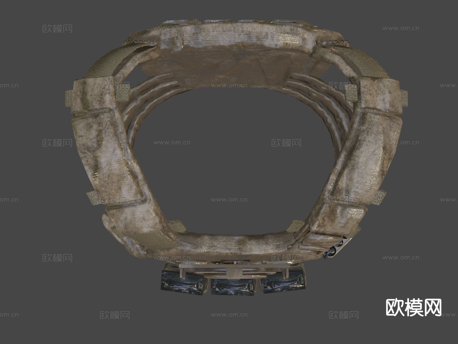 反恐甲 防弹背心su模型下载（渲染图8）