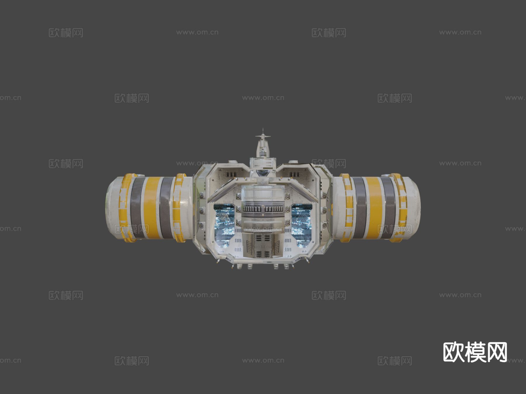 货物运输船 船舰su模型下载（渲染图3）