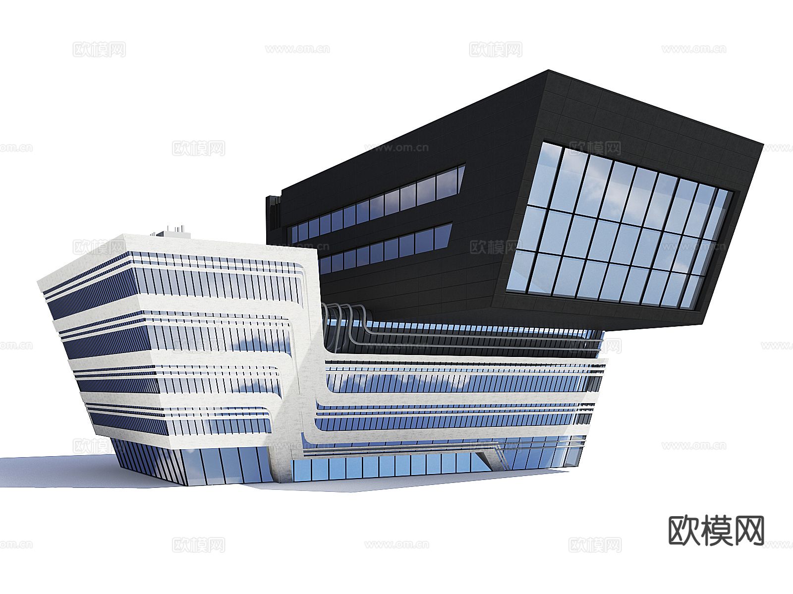 大楼建筑 银行 酒店 办公楼 商场3d模型