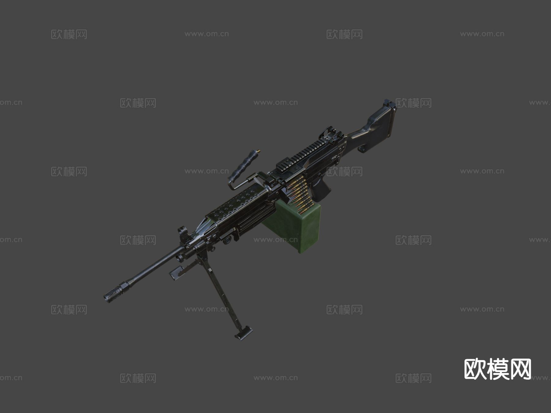 M249 轻机枪su模型