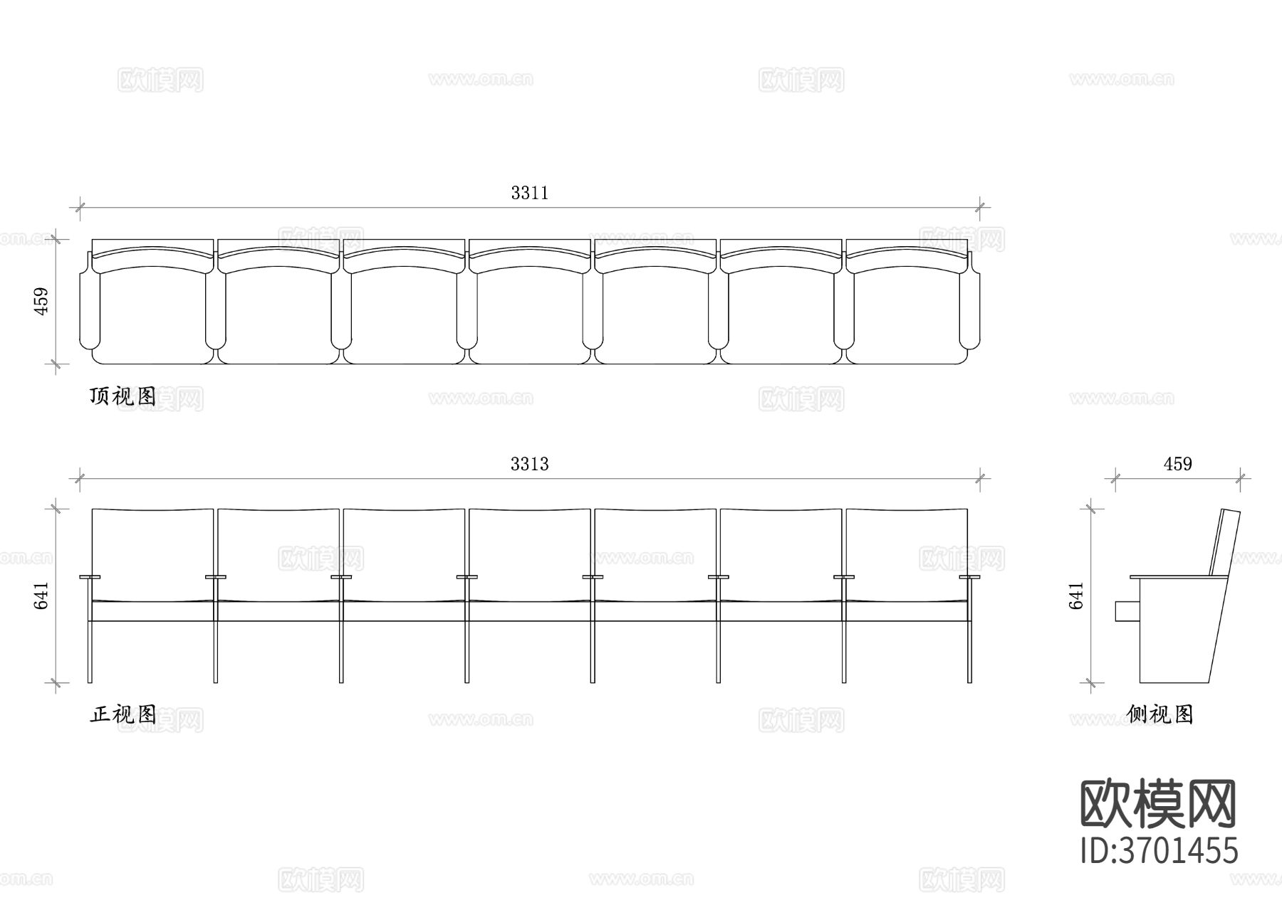 剧院座位设计 剧院座位布局 剧院座位材质 剧院座位舒适度cad大样图
