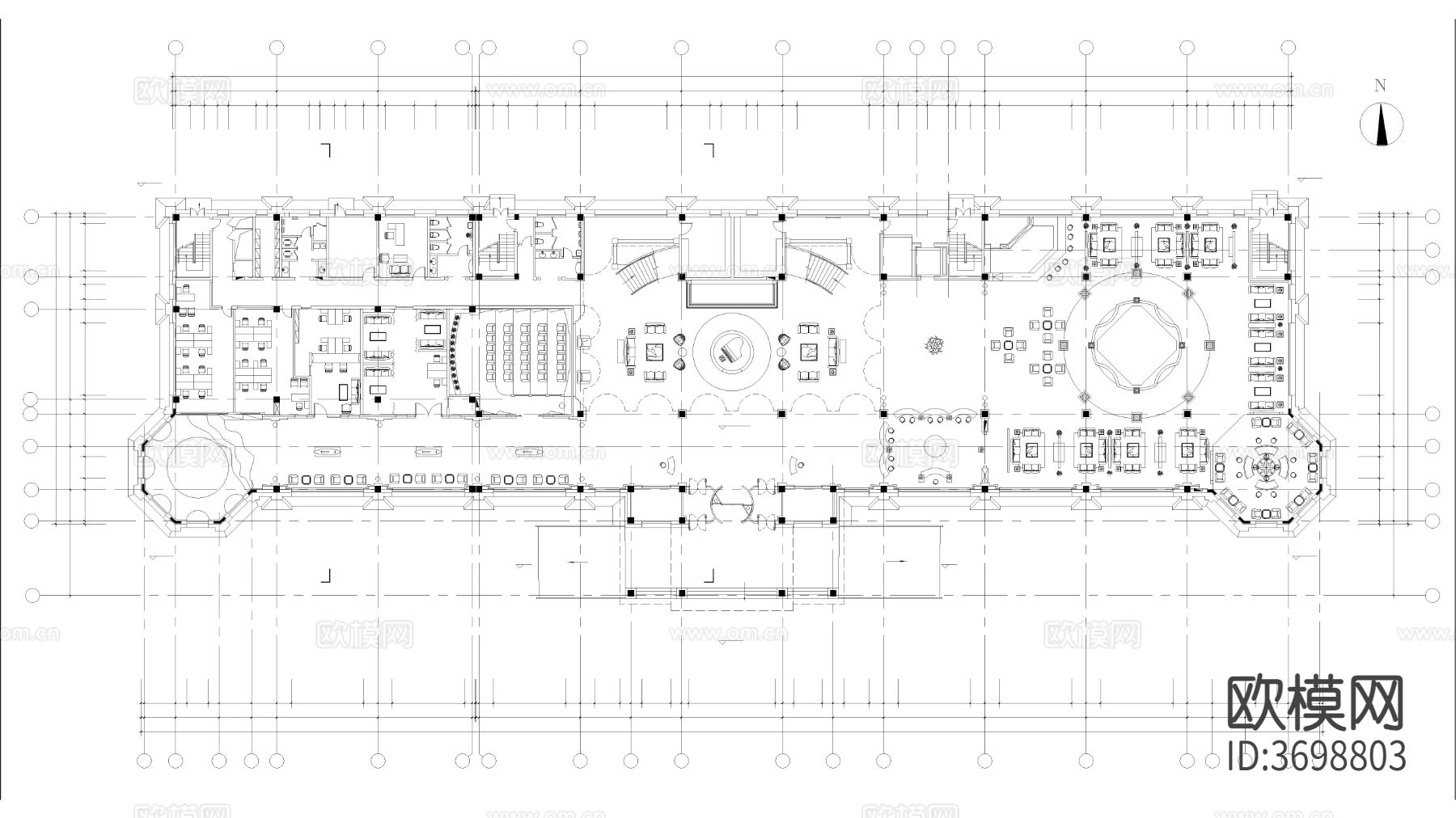 住宅公建楼 建筑楼cad施工图