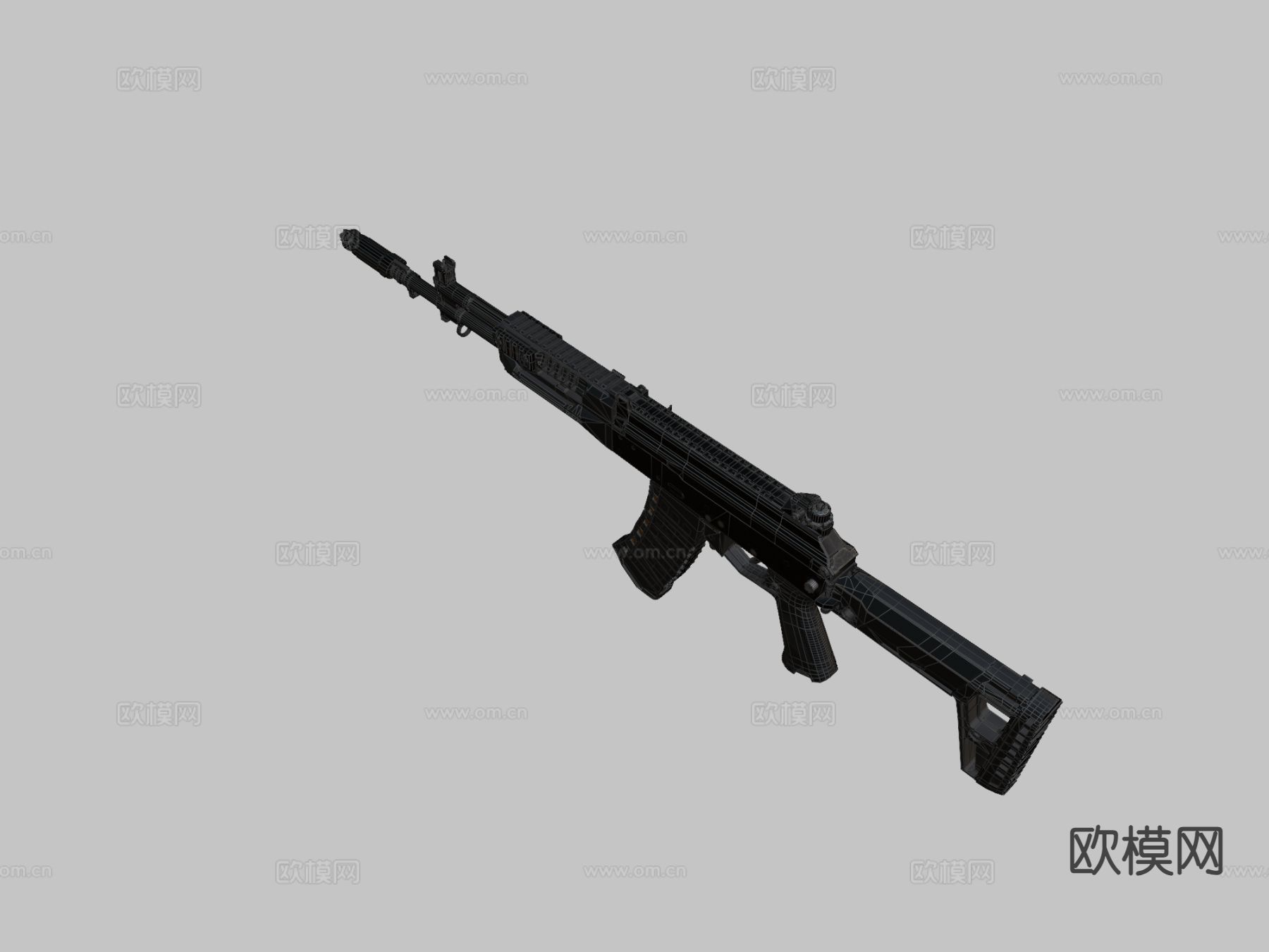 AK-12步枪 枪支 枪械su模型