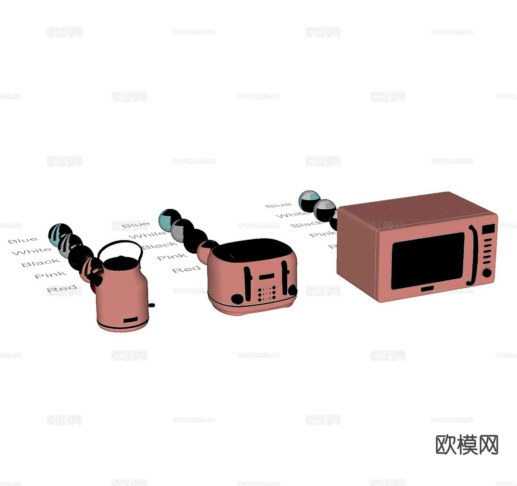 烤箱su模型