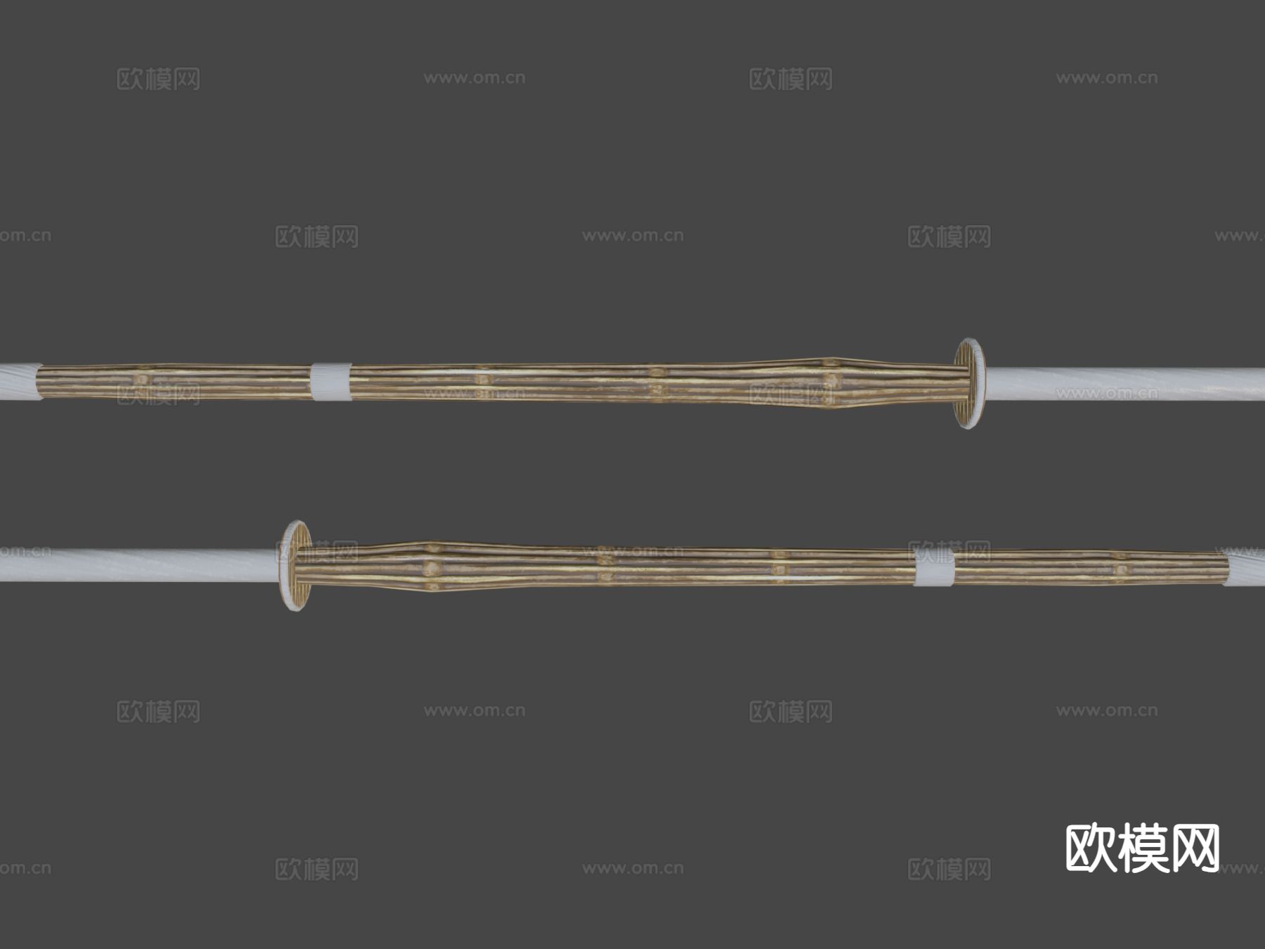 竹剑su模型下载（渲染图8）
