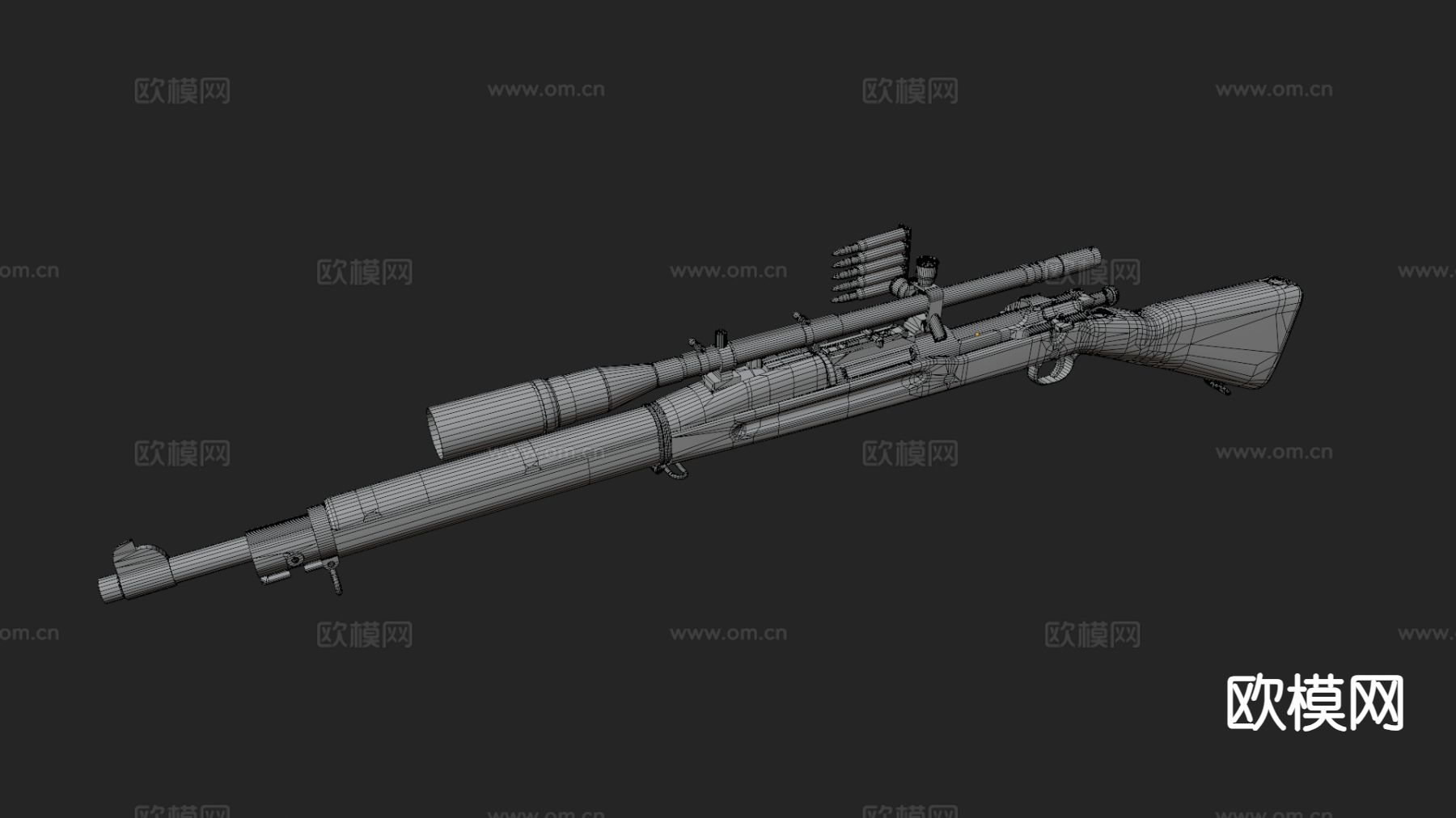 M1903A3狙击步枪su模型