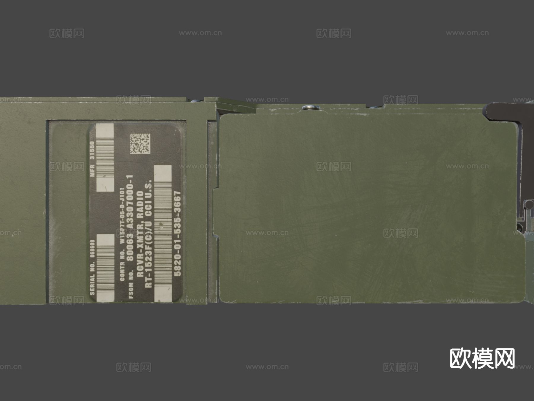 RT-1523 军用无线电 电报机su模型