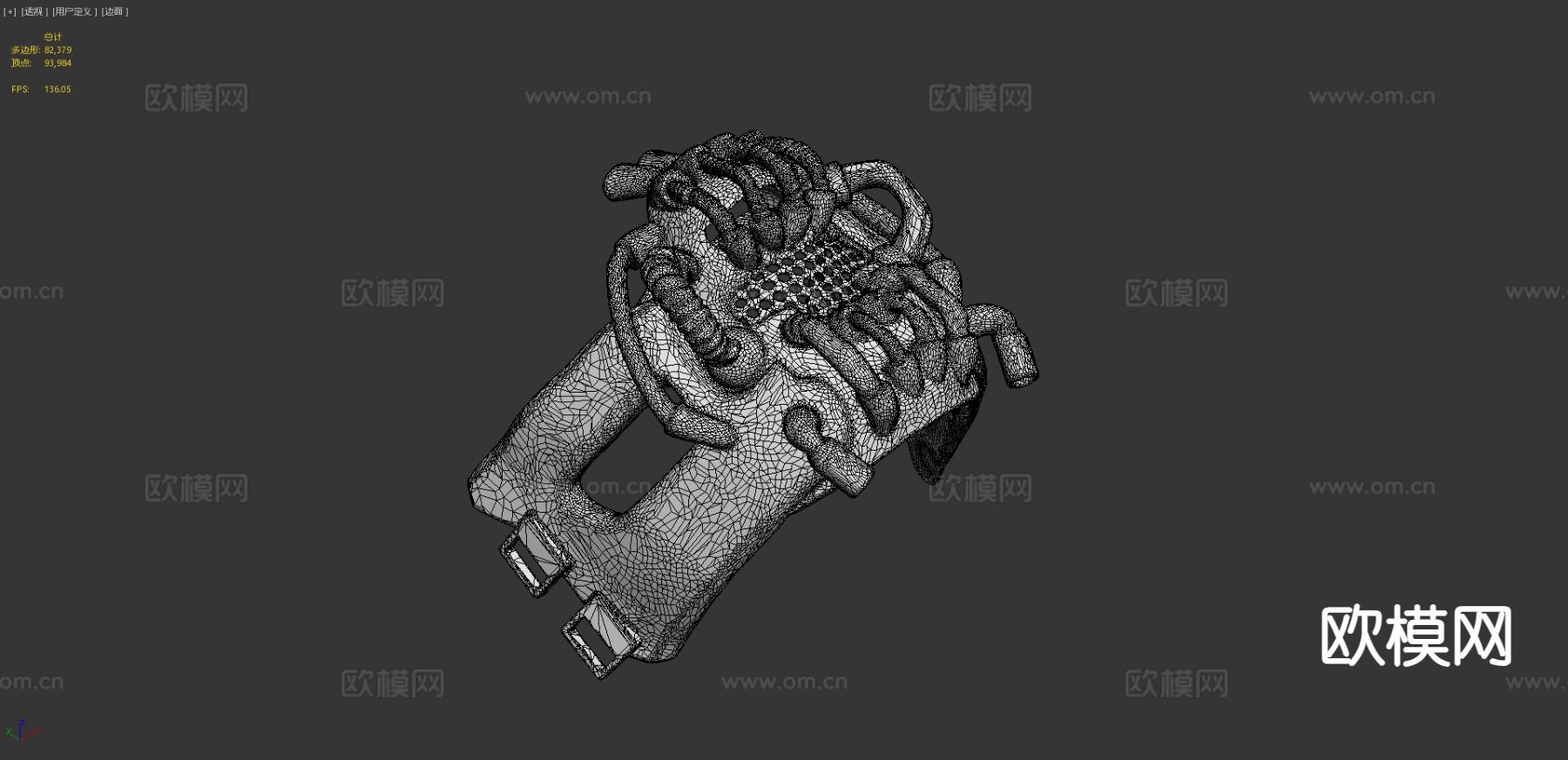 蝙蝠侠 隔离面具su模型