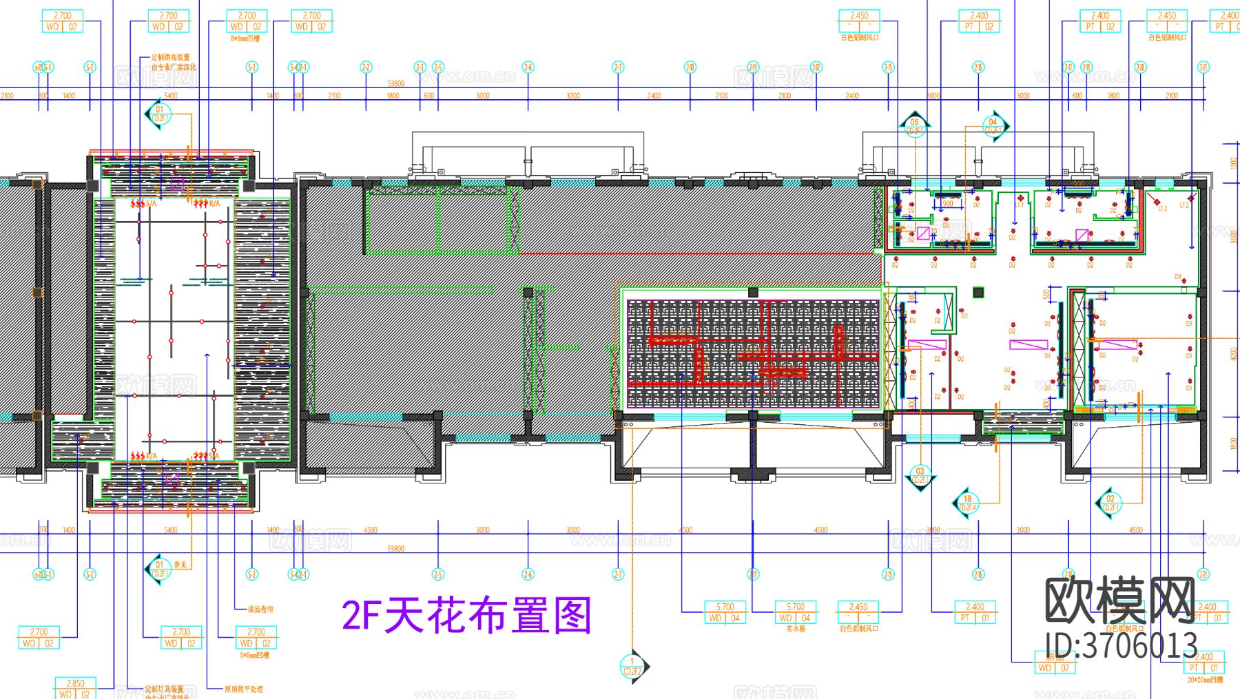 办公室cad平面图