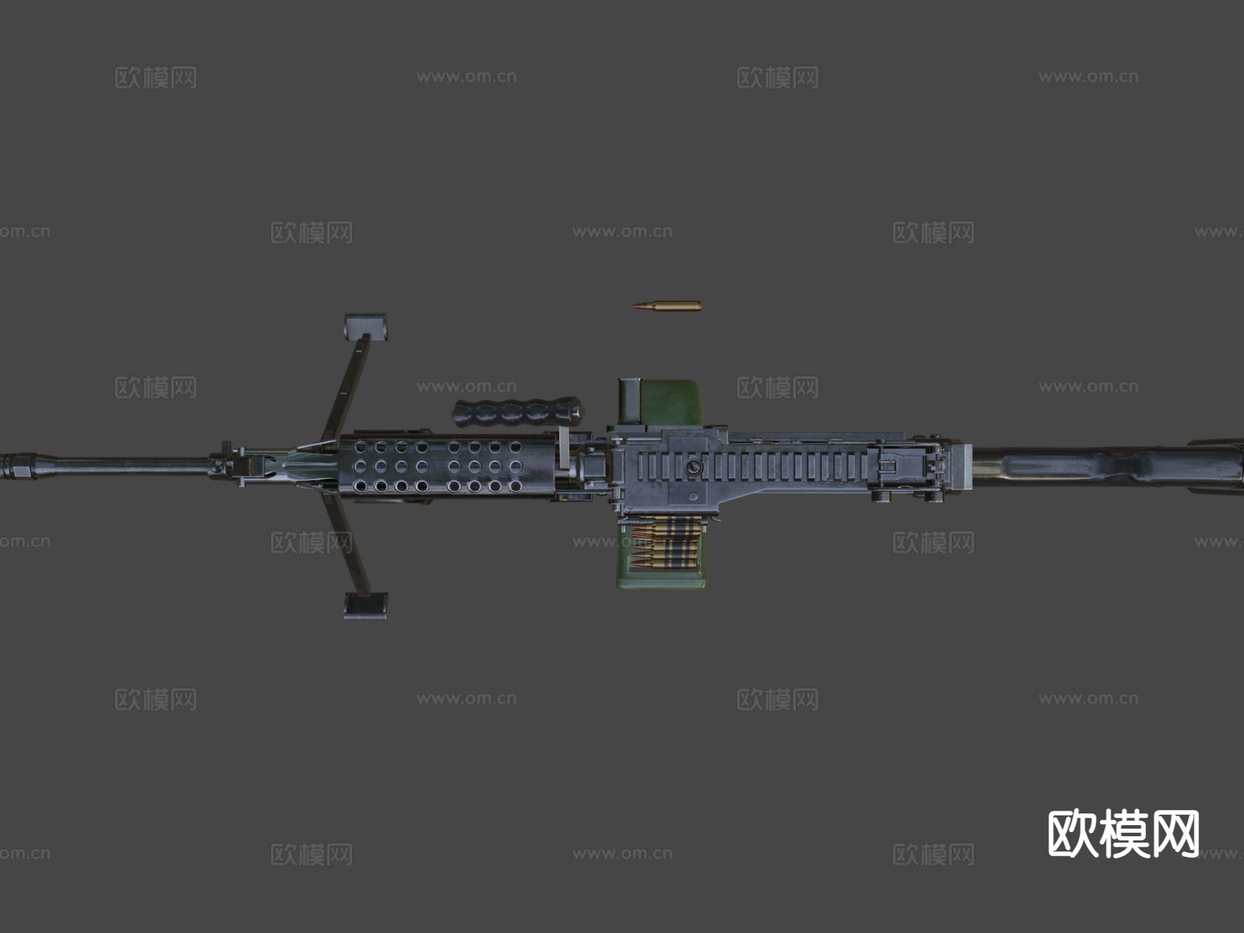 M249 轻机枪su模型