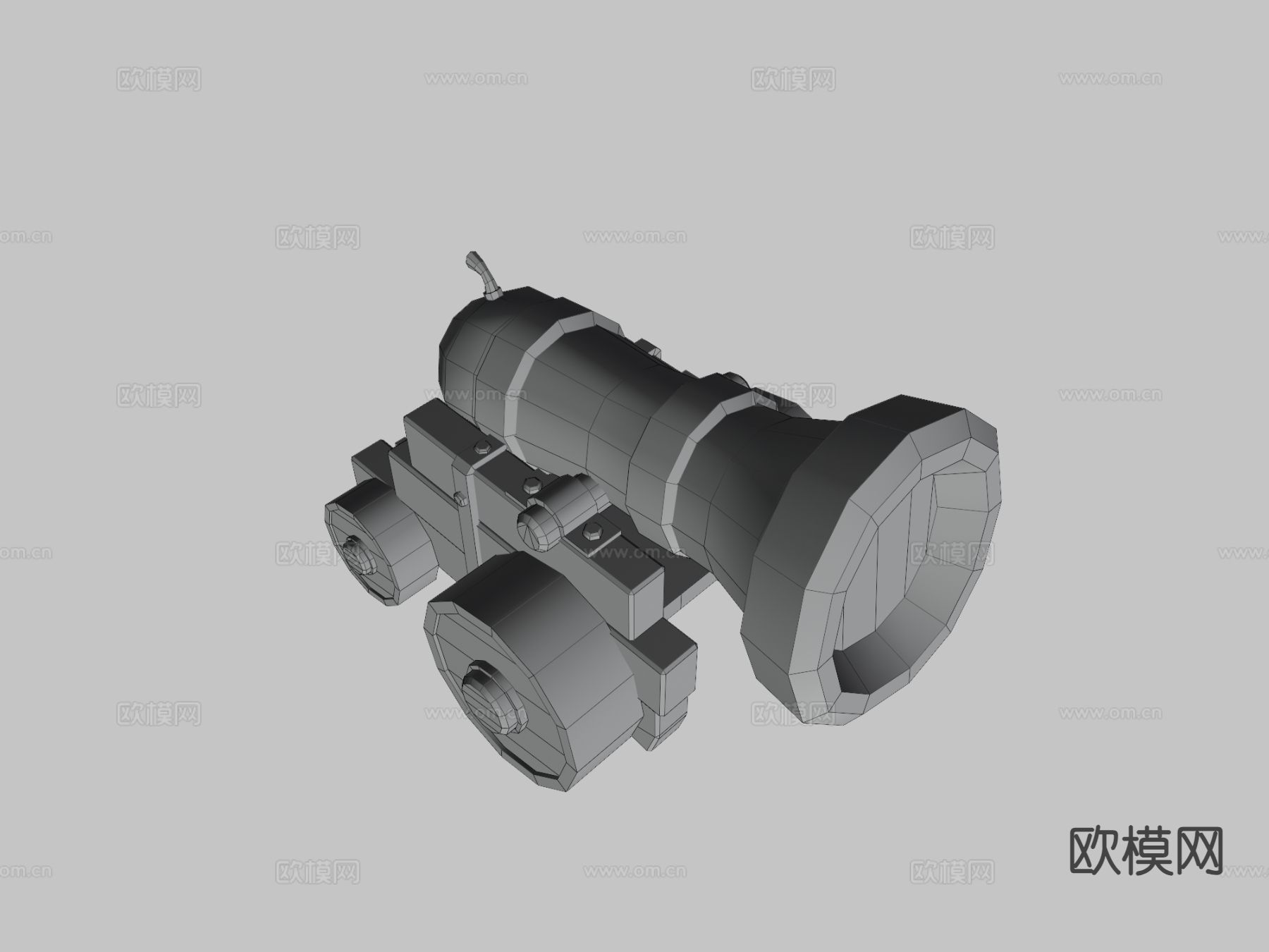 游戏大炮su模型