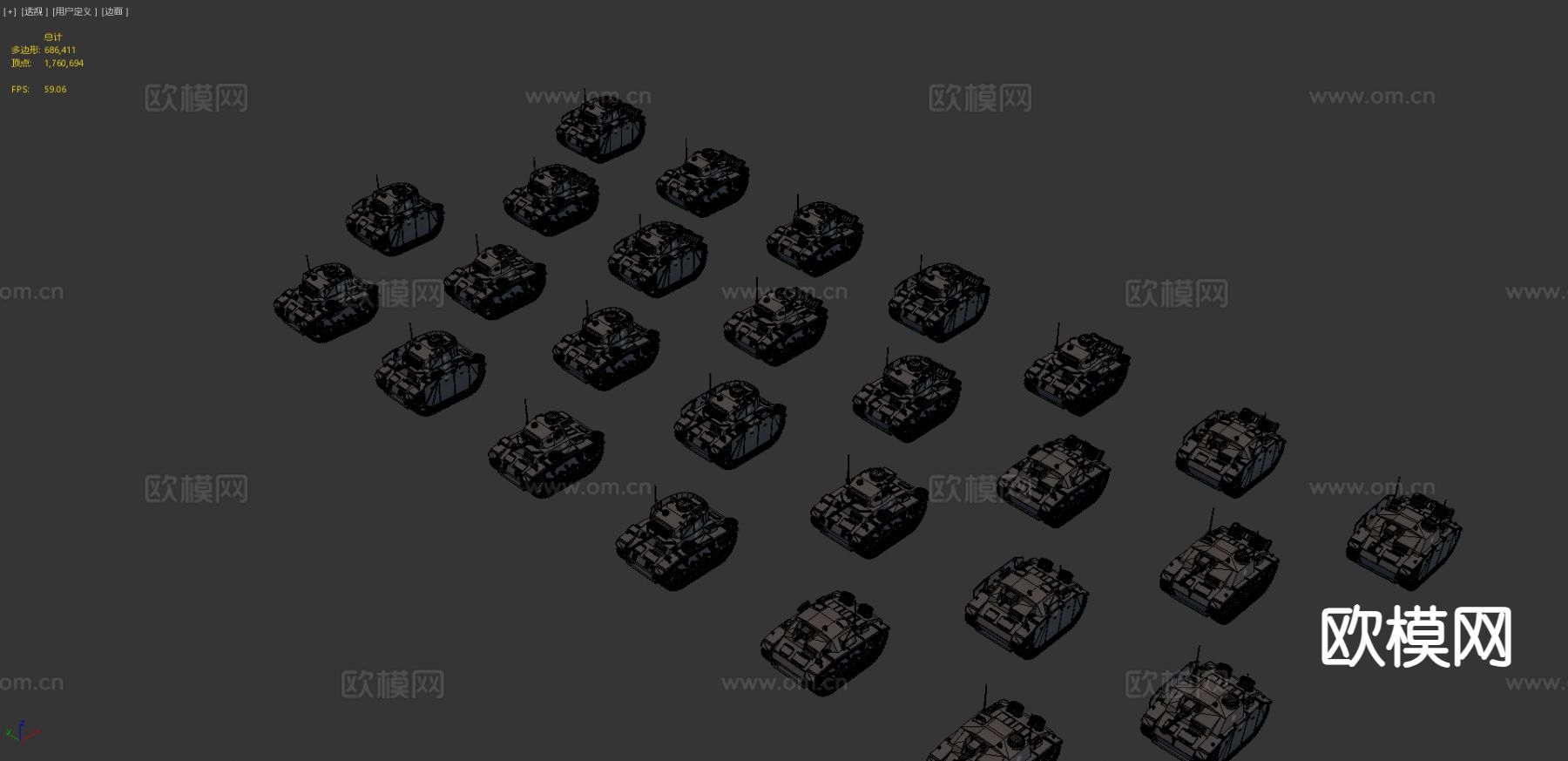 德国WW2坦克包su模型