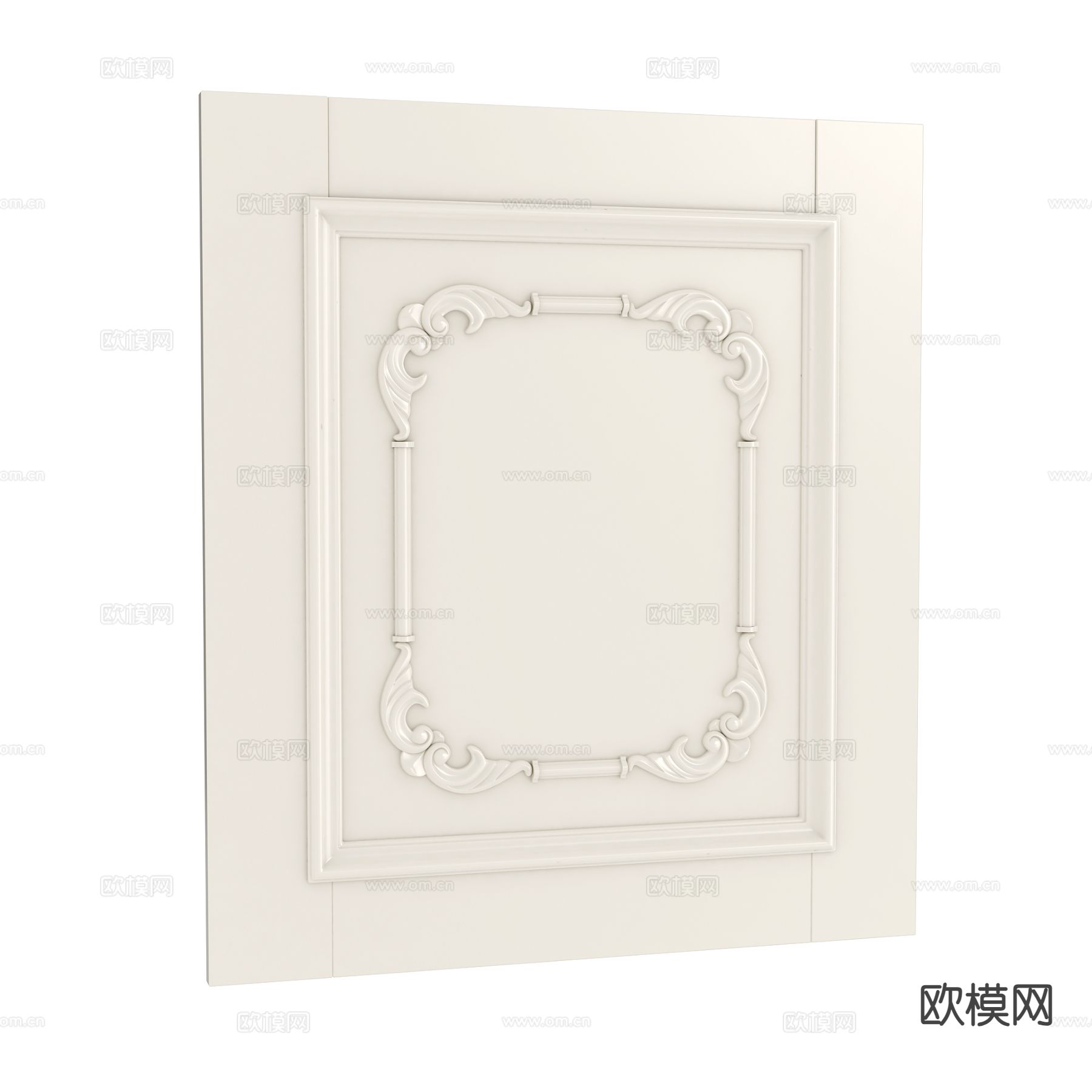 欧式护墙板3d模型