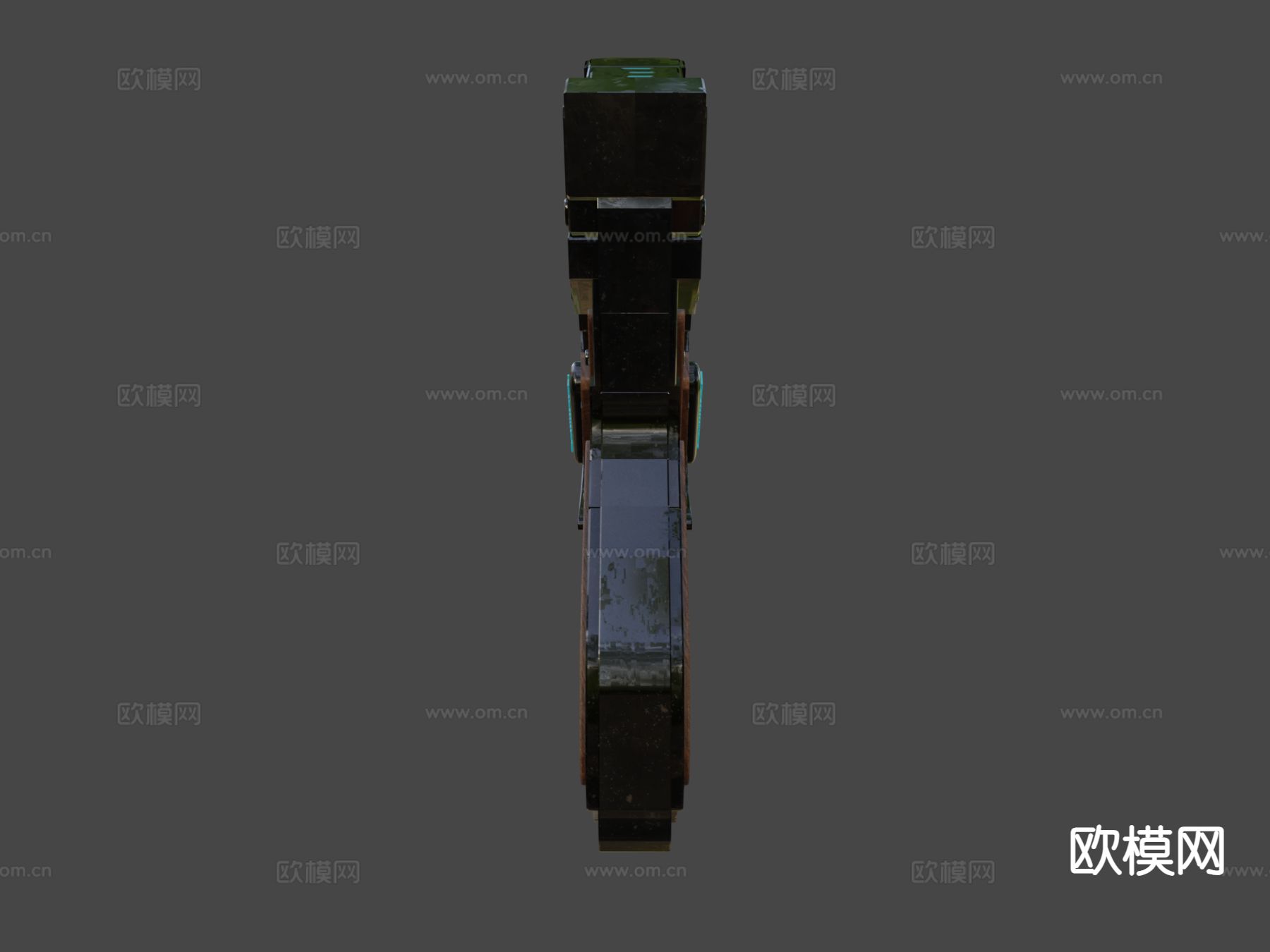 科幻手枪 枪支 枪械su模型下载（渲染图6）