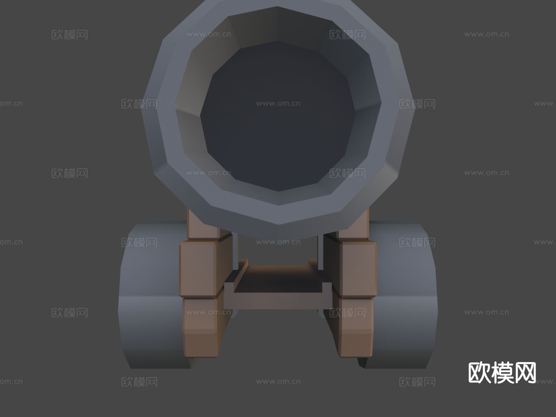 游戏大炮su模型