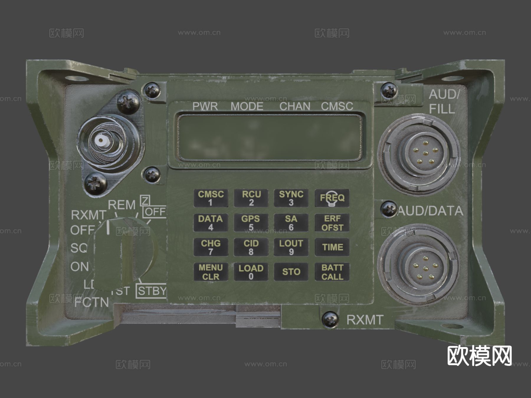 RT-1523 军用无线电 电报机su模型