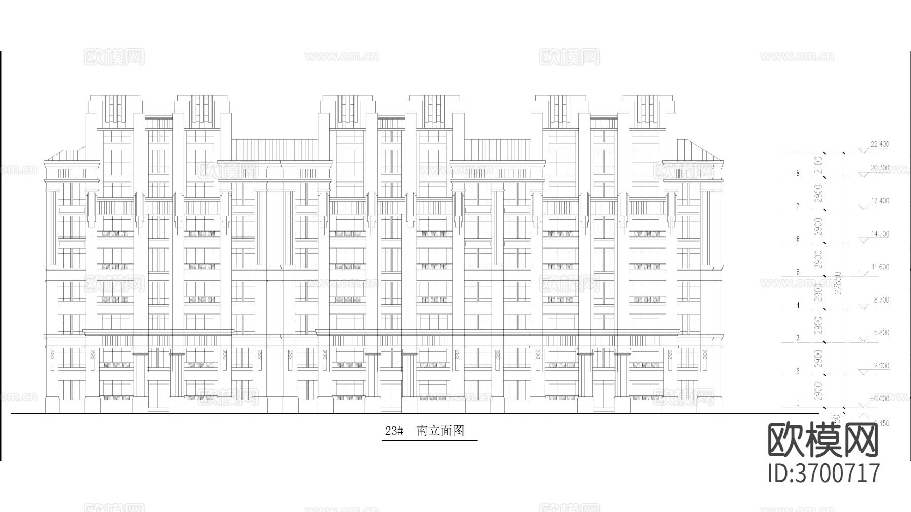 高层建筑 联排建筑 别墅建筑 小区建筑cad施工图