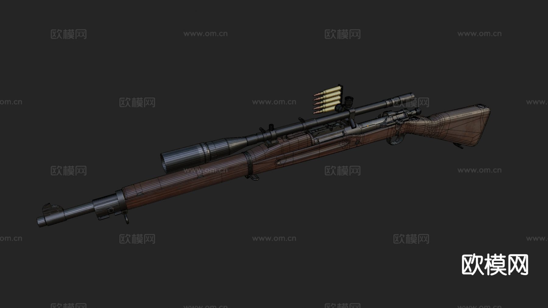 M1903A3狙击步枪su模型